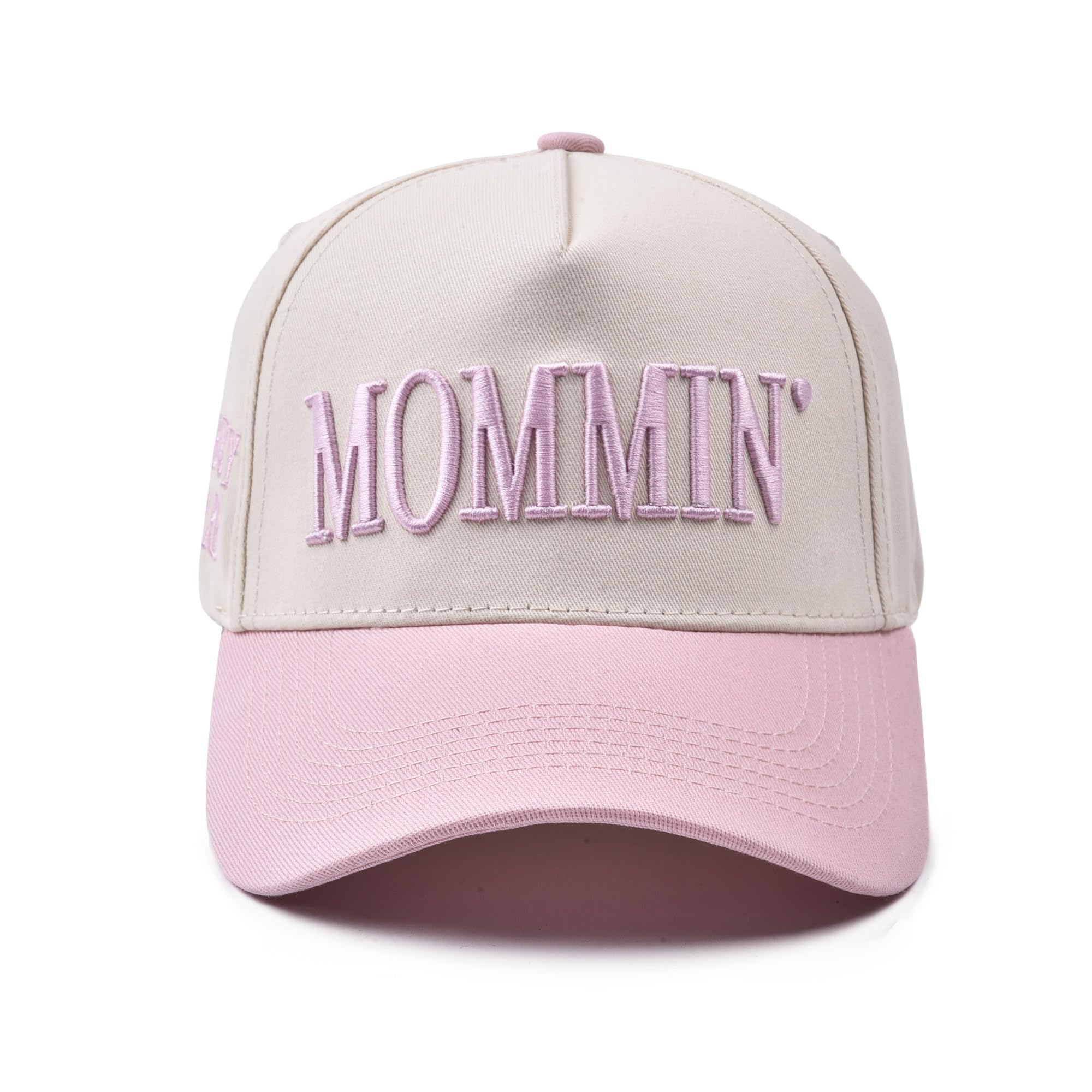 Womens Trucker Hat - With Mommin Embroidery Ponytail Fit - Mom Gifts for Birthday Christmas Valentines Day