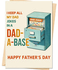 IDU Fathers Day Card, Funny Fathers Day Cards Gifts Decorations for Dad from Daughter, Happy Father's Day Cards Gifts Ideas with Envelope, Cute Humor Like Father Like Daughter Card