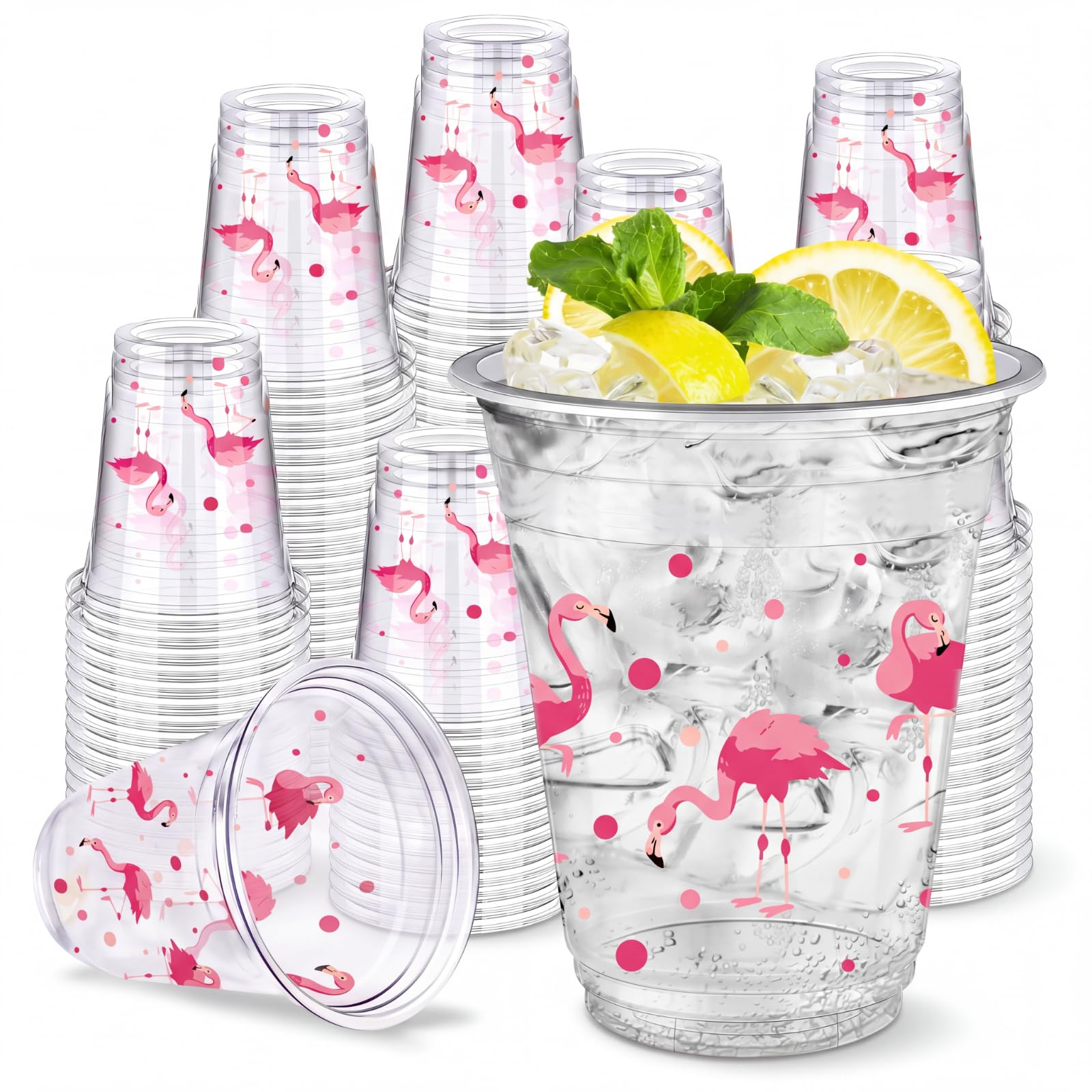 Uiifan 45 Pcs Fall Pumpkin Cups Bulk 16oz Fall Party Supplies Thanksgiving Disposable Plastic Drinking Cups Pumpkin Maple Leaf Decoration for Autumn Harvest Wedding Party Supplies