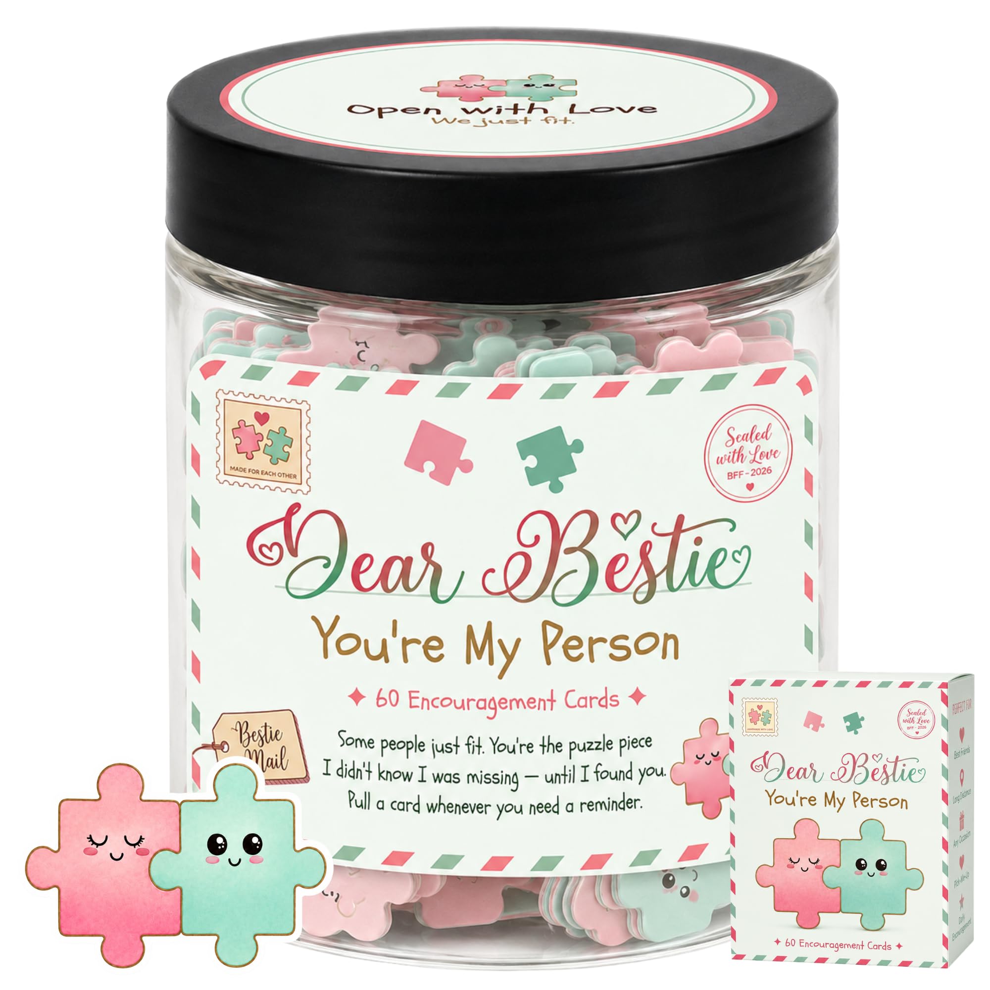 DEARMINE 60 Dad Jokes Cards Jar, Fathers Day Dads Gift for Dad Husband from Daughter - Son - Wife, Funny Birthday Gift for Dads - Stepdad, Best Grandpa Gifts, Unique Cool Gag Gifts for Men