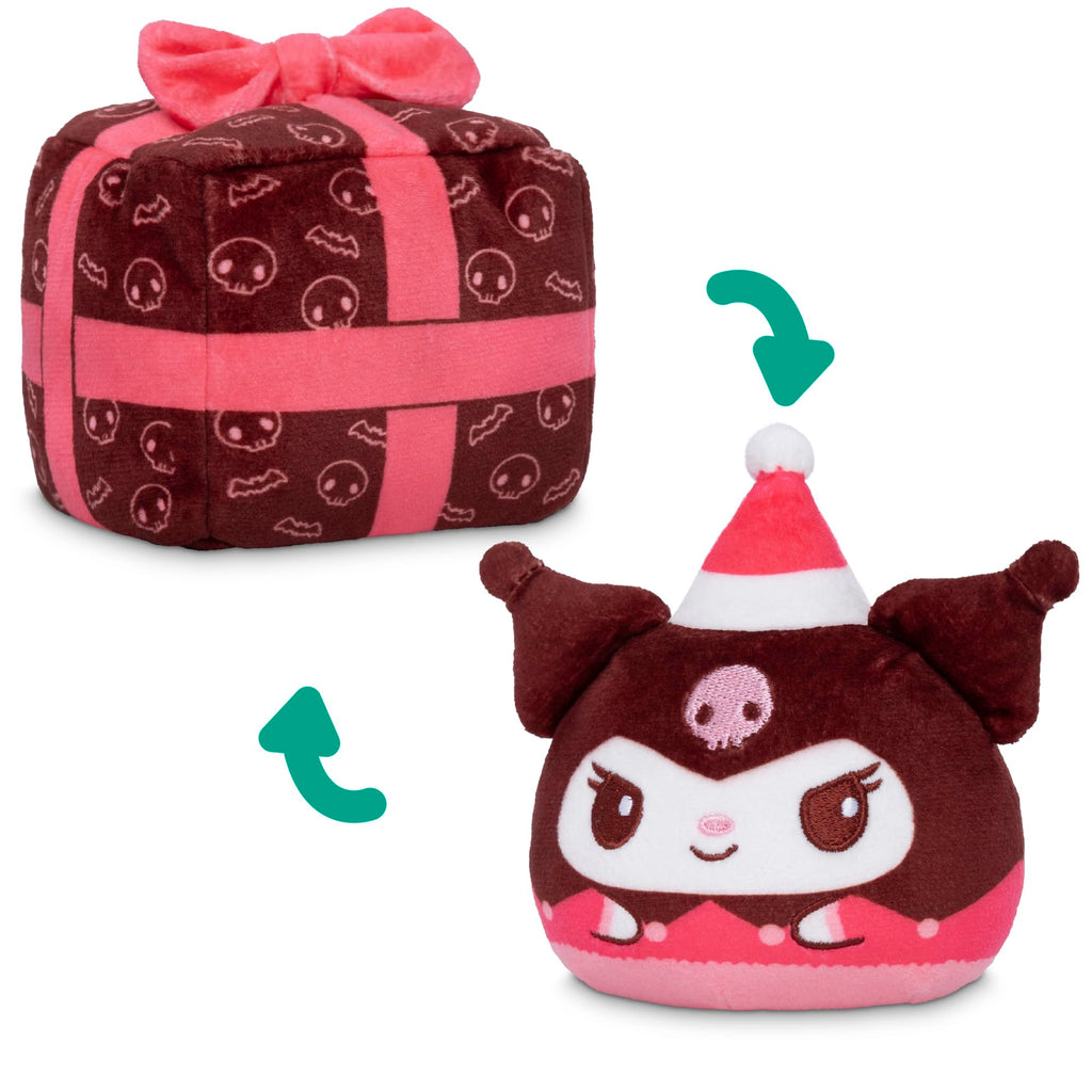 TeeTurtle Spooky Surprise Series Reversible Plushie Mystery Box - 3-Inch Mini Two-Sided Blind Box Plush with Embroidered Details - Cute Collectible Halloween Toy for Kids, Teens, and Adults