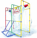 Backyard Waterpark with Splash Wheel, Dump Buckets for Kids Outdoor Water Play