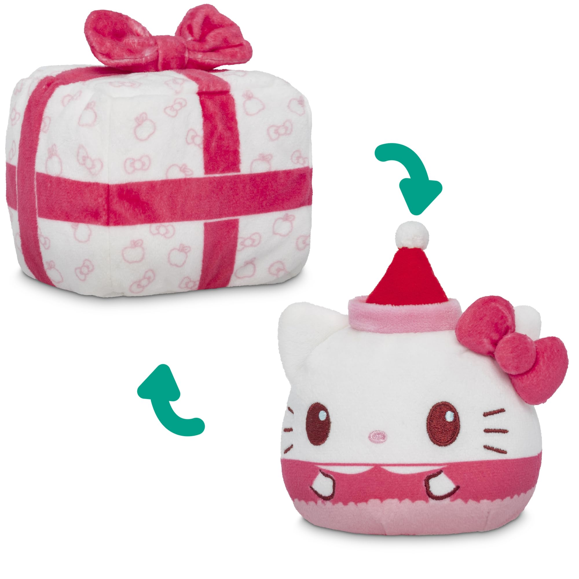 TeeTurtle Spooky Surprise Series Reversible Plushie Mystery Box - 3-Inch Mini Two-Sided Blind Box Plush with Embroidered Details - Cute Collectible Halloween Toy for Kids, Teens, and Adults