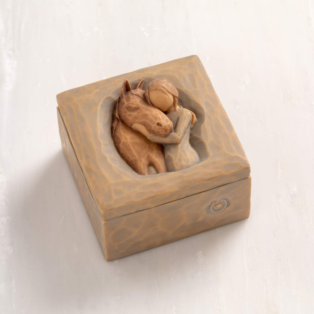 Willow Tree Grandmother, Love that Transcends the Years, Box for Jewelry and Treasures, Reminder of Those you Love who Call you Grandma, Sculpted Hand-Painted Keepsake Box