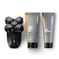 MANSCAPED® The Dome Shaver™ PRO Head Shaver for Bald Men – Five Rotary Blade Design with SkinSafe® & FlexAdjust Technology, Waterproof, USB-C & Wireless Charging Compatible with Travel Lock