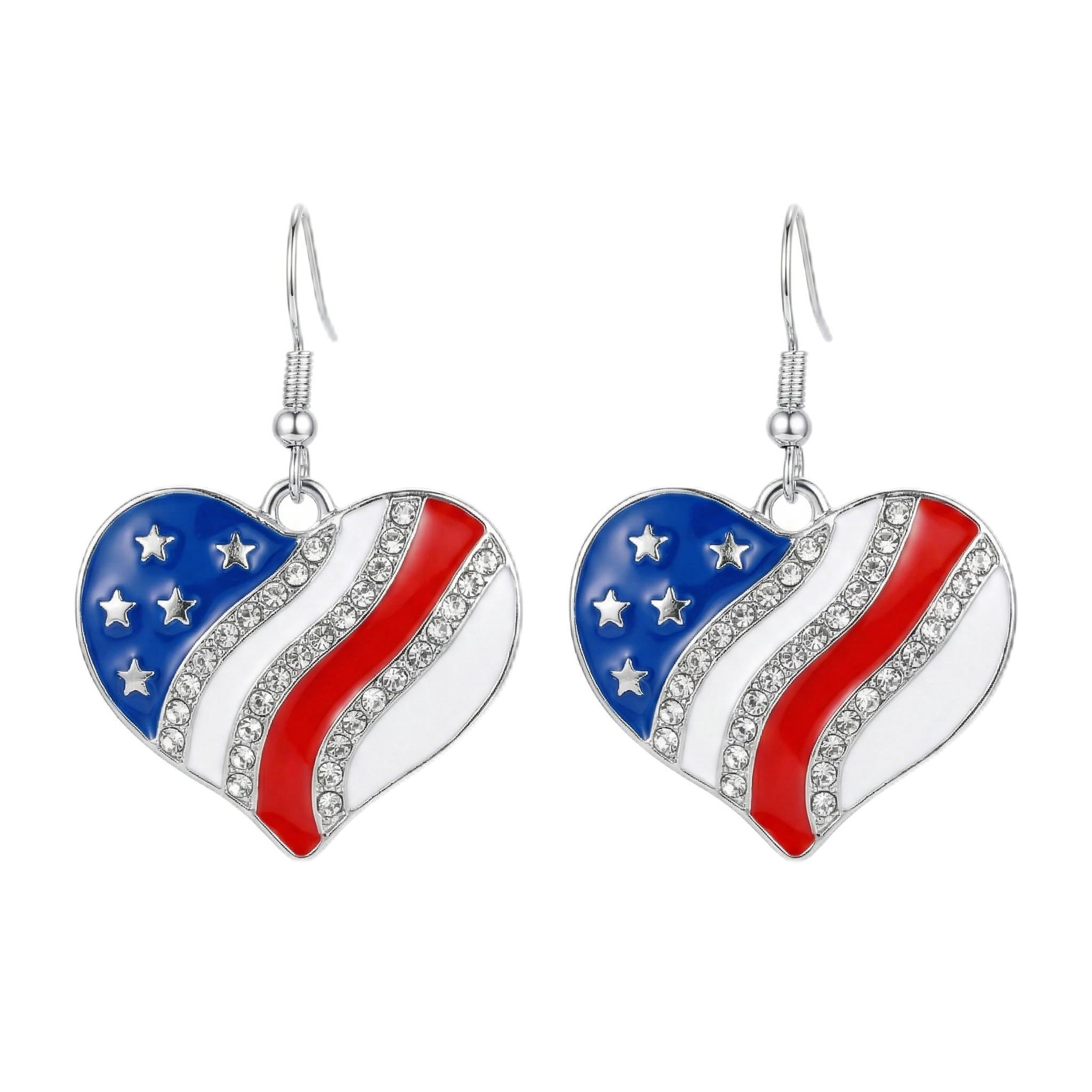 Halloween, Christmas, 4th of July Patriotic Earrings, Holiday Earrings Independence Day Stud Dangle Drop Earrings Hook Fashion Jewelry Gift for Women