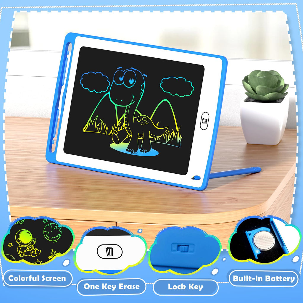 4 Pack LCD Writing Tablet for Kids, 8.5 Inch Colorful Doodle Board Drawing Tablet, Educational Learning Toys Birthday Gifts for Boys Girls Age 3 4 5 6 7 8