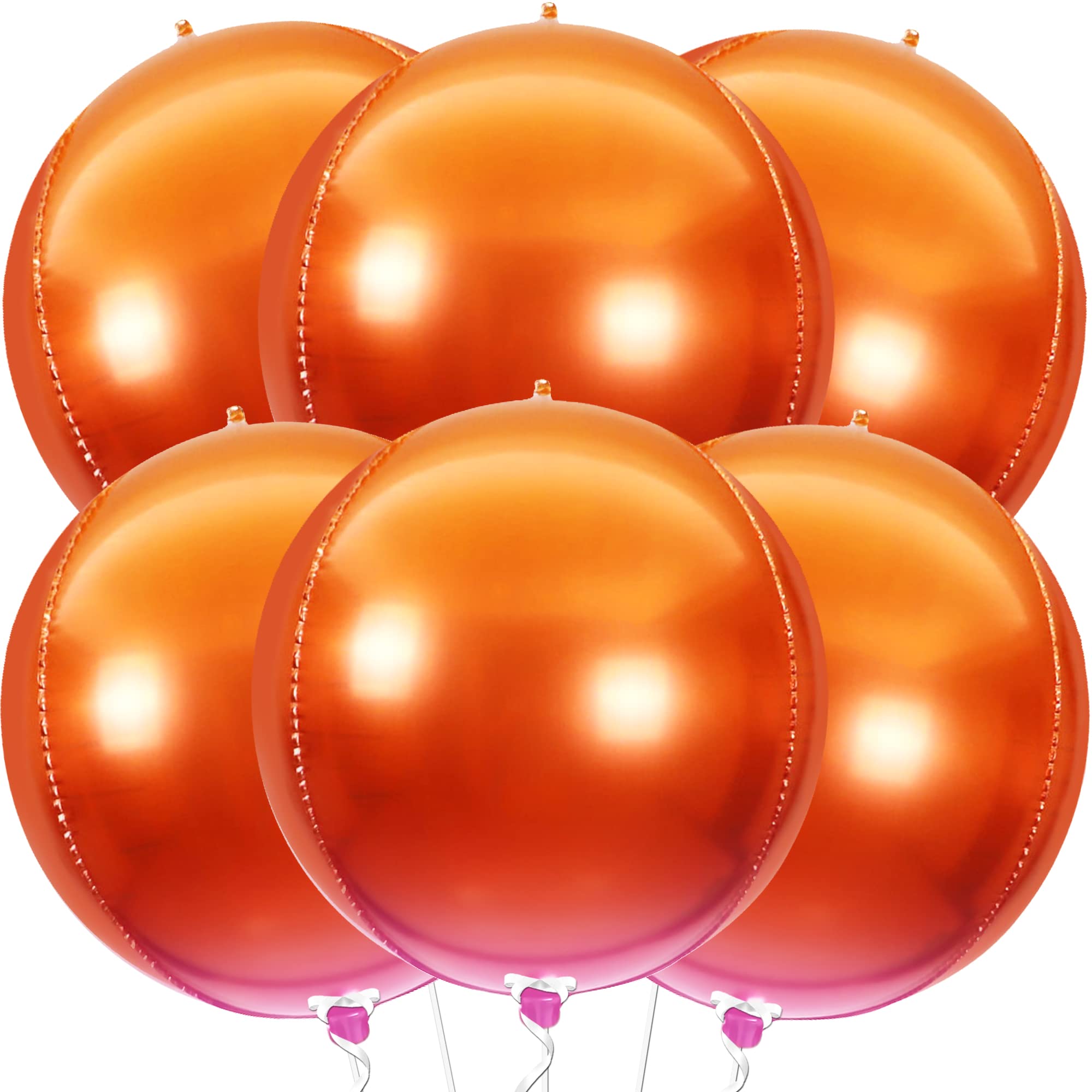 KatchOn, Big Silver Disco Ball Balloons - 22 Inch, Pack of 6 | Disco Party Decorations, 4D Sphere Disco Balloons for 70s Theme Party Decor, Bachelorette Party Decorations | Graduation Decorations 2026