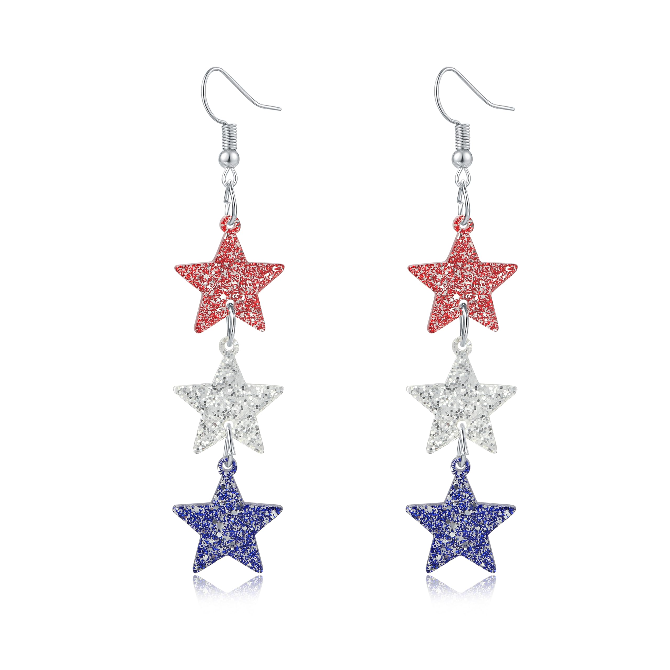 Halloween, Christmas, 4th of July Patriotic Earrings, Holiday Earrings Independence Day Stud Dangle Drop Earrings Hook Fashion Jewelry Gift for Women