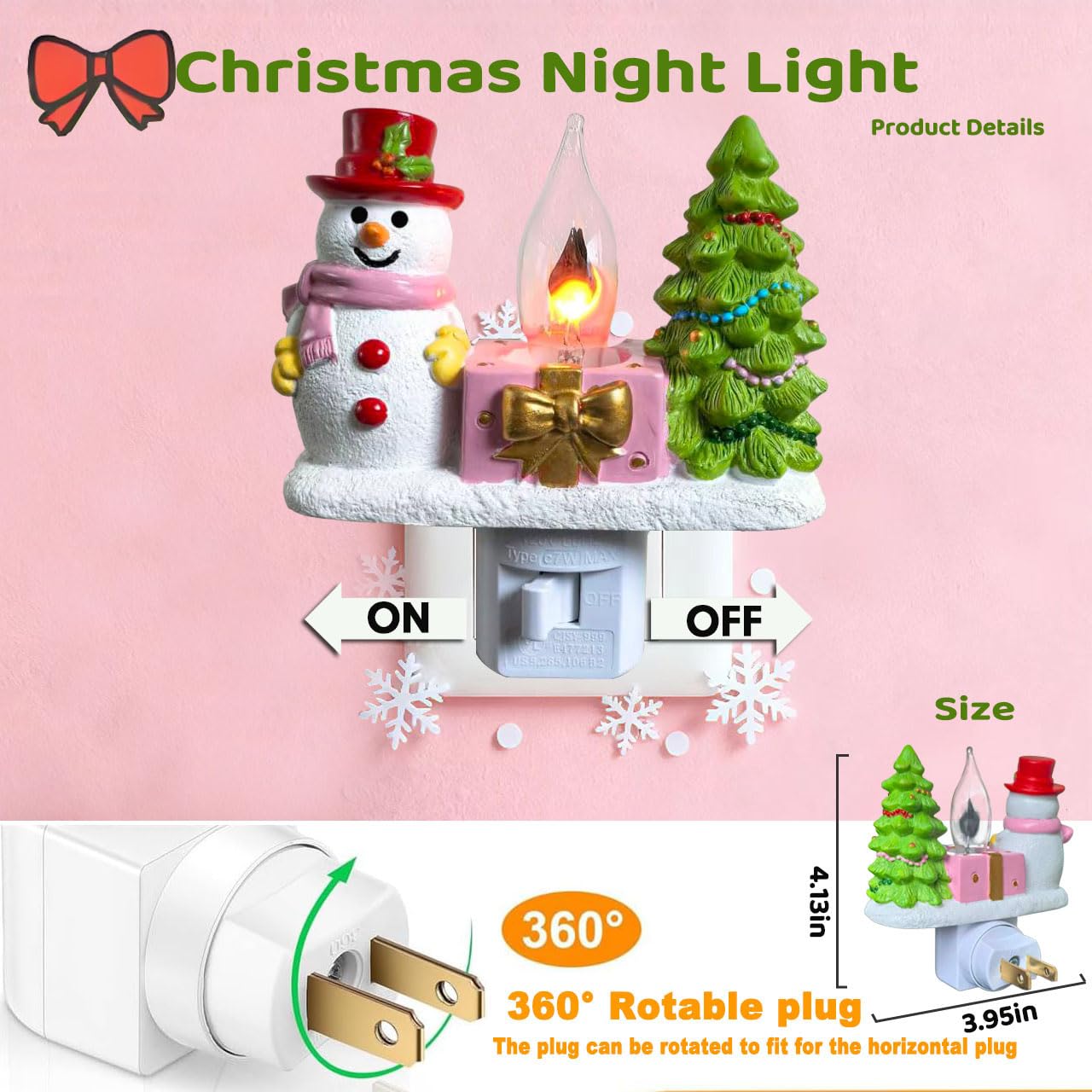 Ghost Campfire Nightlight,Halloween Campfire Flickering Night Light,3D Spooky Fire Marshmallow Night Light for Halloween Decor (Cute Ghost)