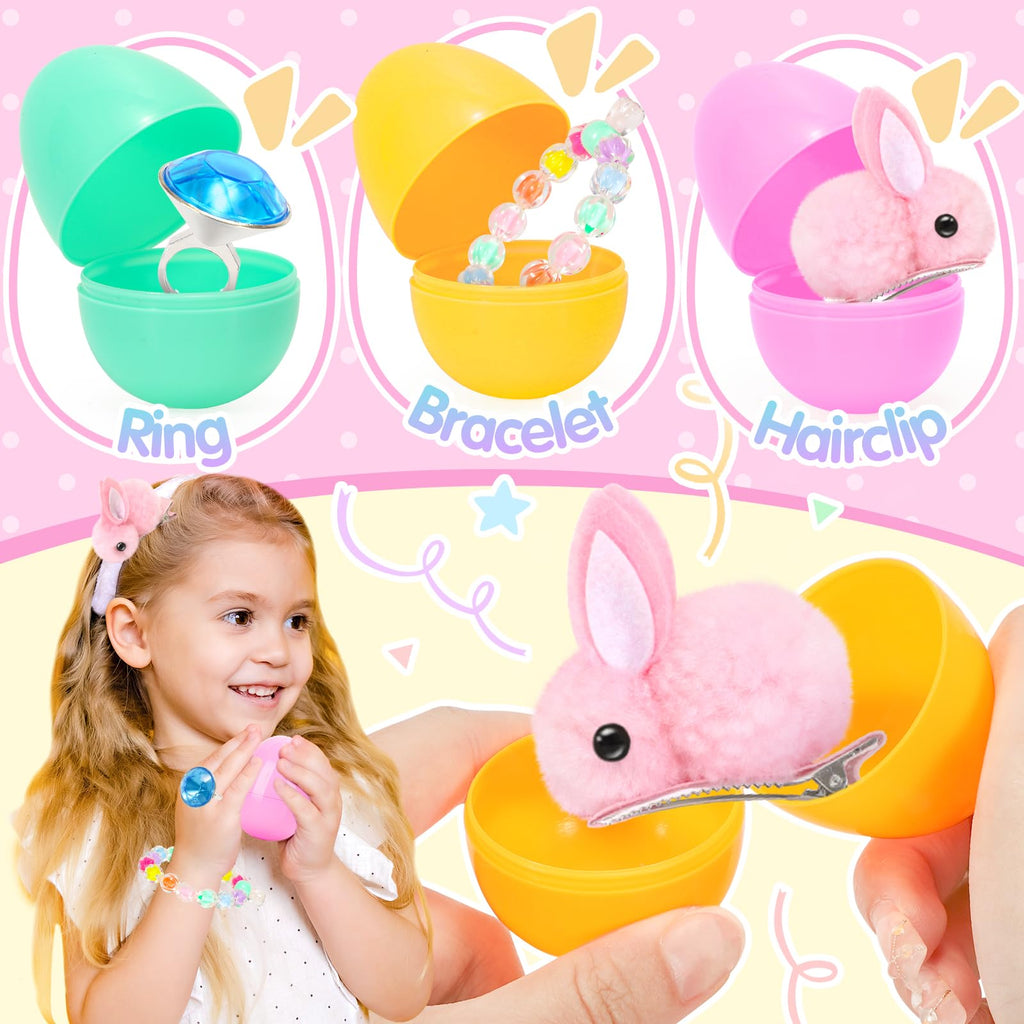 CatchCute Easter Plush Bunny Toys for Kids,Interactive Bunny with Sounds,Can Walk,Wag Tail and Twitch Nose with Remote Control Leash,Easter Eggs with Pull Back Cars,Easter Birthday Gift for Toddlers