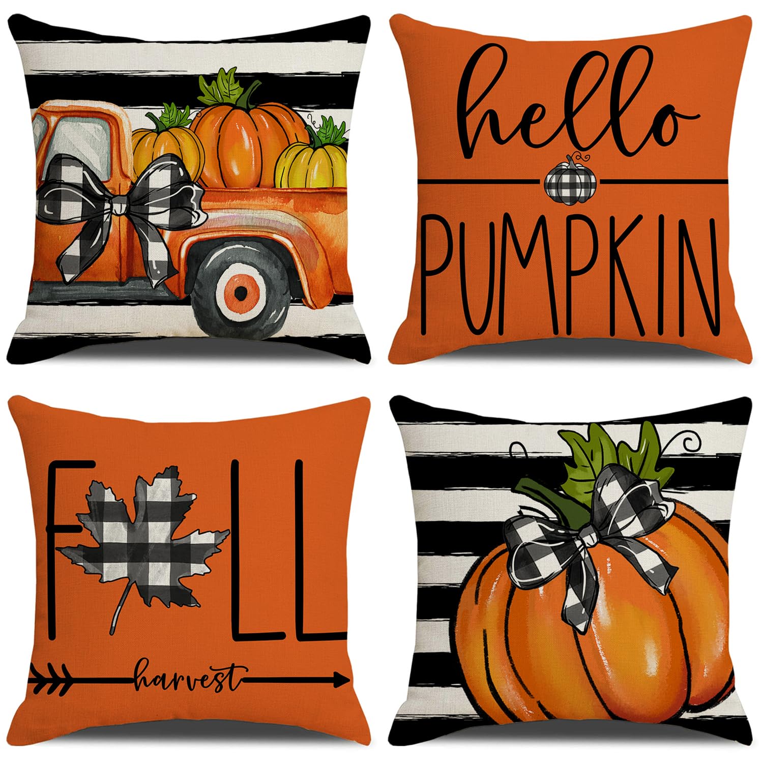 ONFAON Grandpa Gifts,Grandpa's Spot Throw Pillow Covers 18x18 Inch,Put Phone Glasses and Remote Control Pillowcase,Birthday Christmas Thanksgiving Day Gifts for Grandpa Stepdad,3-Pocket