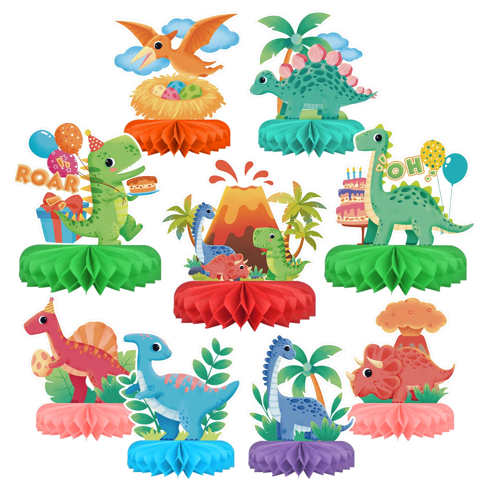 St Patrick's Day Decorations Set - St Patricks Day Honeycomb Centerpieces & Shamrock Beer Table Toppers, for Irish Classroom & St. Patrick's Day Party Supplies