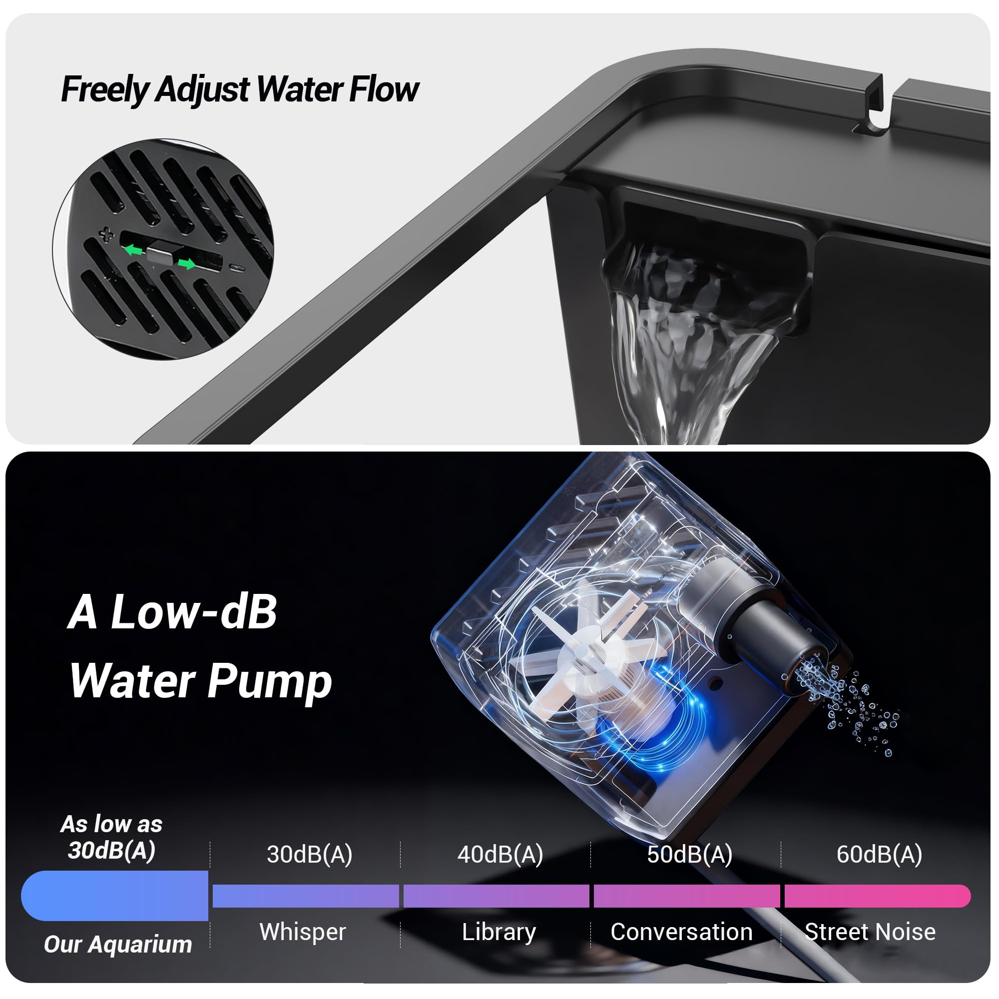 3.5 Gallon Betta Fish Tank, All in One Aquarium Starter Kits with Back Filter, Adjustable Pump, 25W Heater, LED Thermometer, LED Light with Timer & Water Changer Kit, Gifts for Mom Wife