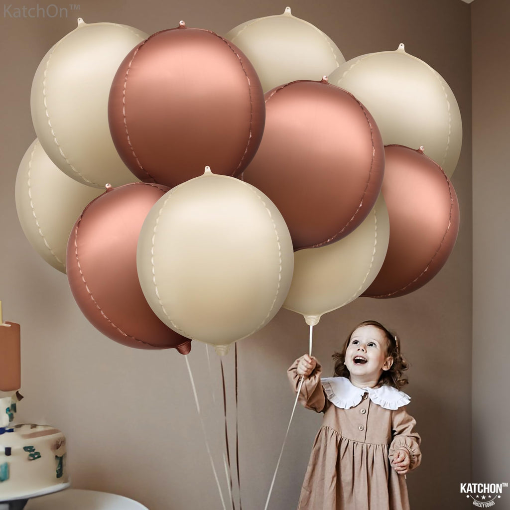 KatchOn, Large Gold Foil Balloons - 22 Inch, Pack of 12 | Gold Balloons for Graduation Decorations 2026 | Mylar Balloons for Anniversary, Wedding, Golden Birthday Party Decorations