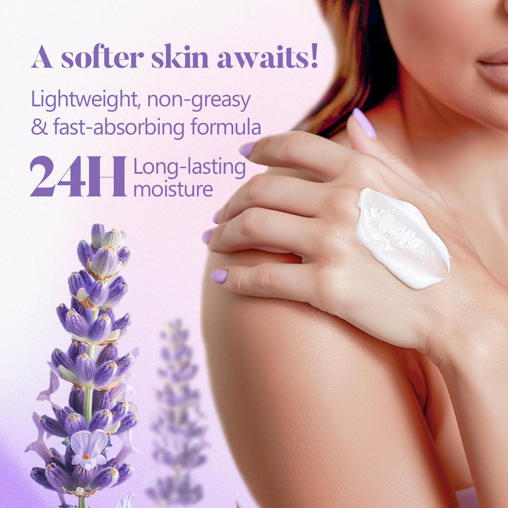 Gift Set for Women Body & Earth Gifts Set Lavender Gift Baskets For Women Bath Sets with Bubble Bath Body Lotion Scented Candle Mother‘s Day Gifts for mom