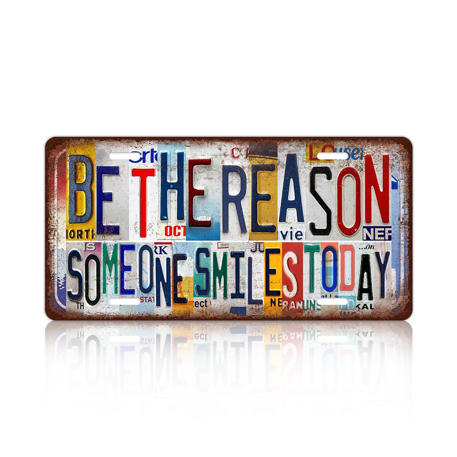 Vintage Wall Decor Grandkids The Best Part Of Growing Old License Plate Metal Sign Tin Signs Poster