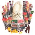Jerky.com 26pc Meat Sticks Variety Pack - Fathers Day Gift for Dad - Beef Jerky Gifts for Men - Low Sugar & High Protein - Gluten Free & Keto Meat Sticks - Pork, Turkey, Ham Beef Jerky Sticks & Cheese Sticks - Dad Gifts