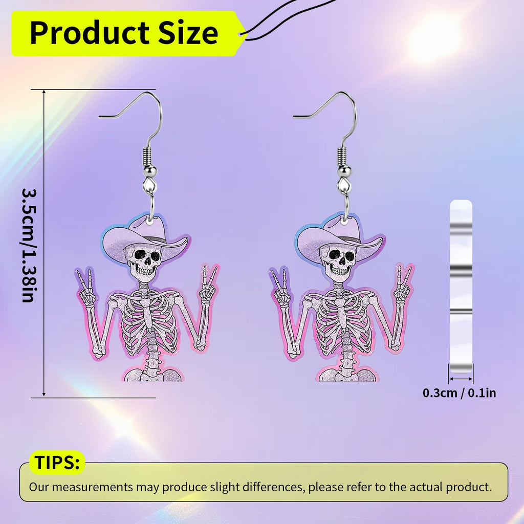 Funny Dog Sunflower Paw Print Earrings for Women - Unique & Quirky Funky Acrylic Dangle Earrings, Cute & Silly Novelty Design, Wacky & Crazy Earrings for Fun Lovers