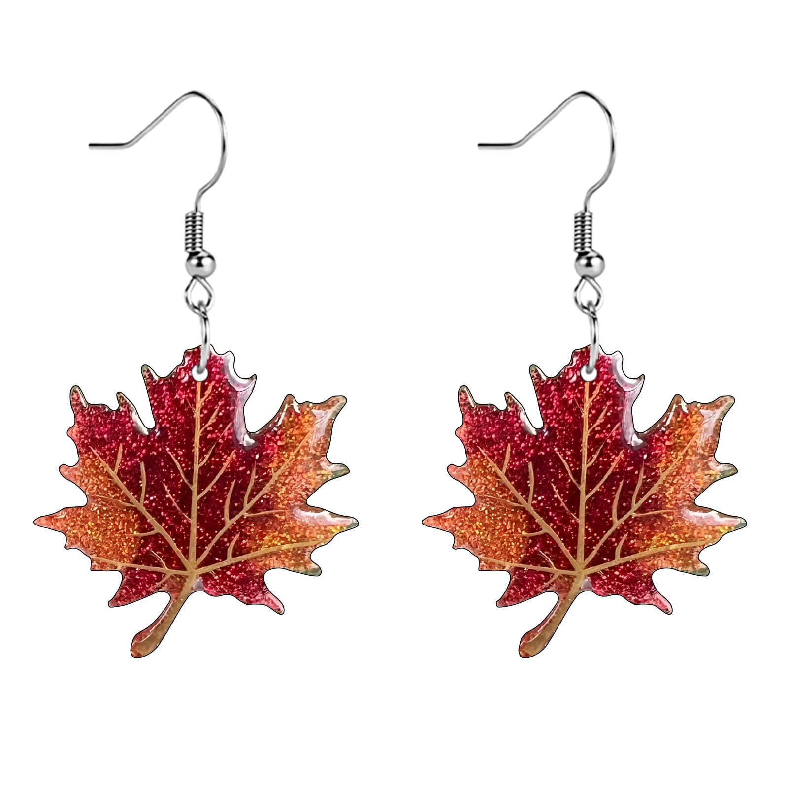 Funny Dog Sunflower Paw Print Earrings for Women - Unique & Quirky Funky Acrylic Dangle Earrings, Cute & Silly Novelty Design, Wacky & Crazy Earrings for Fun Lovers