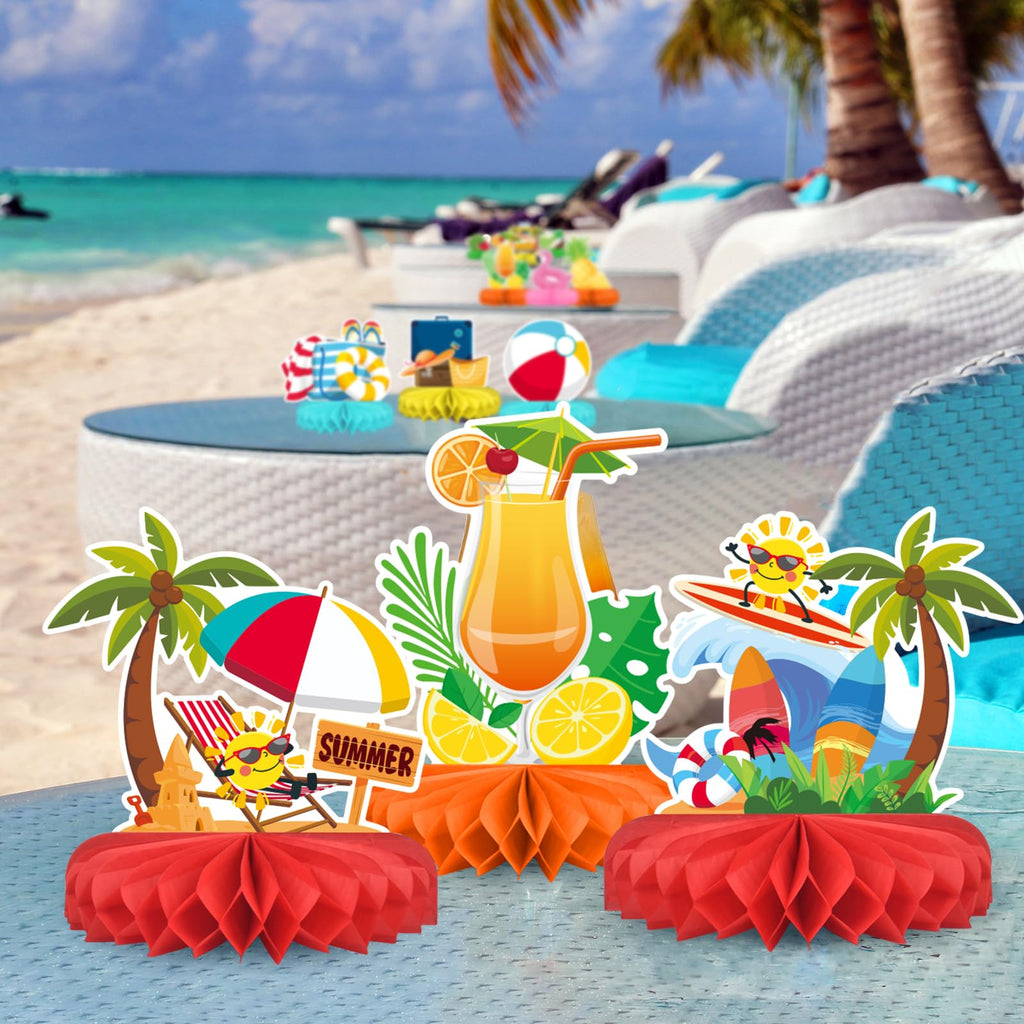 St Patrick's Day Decorations Set - St Patricks Day Honeycomb Centerpieces & Shamrock Beer Table Toppers, for Irish Classroom & St. Patrick's Day Party Supplies
