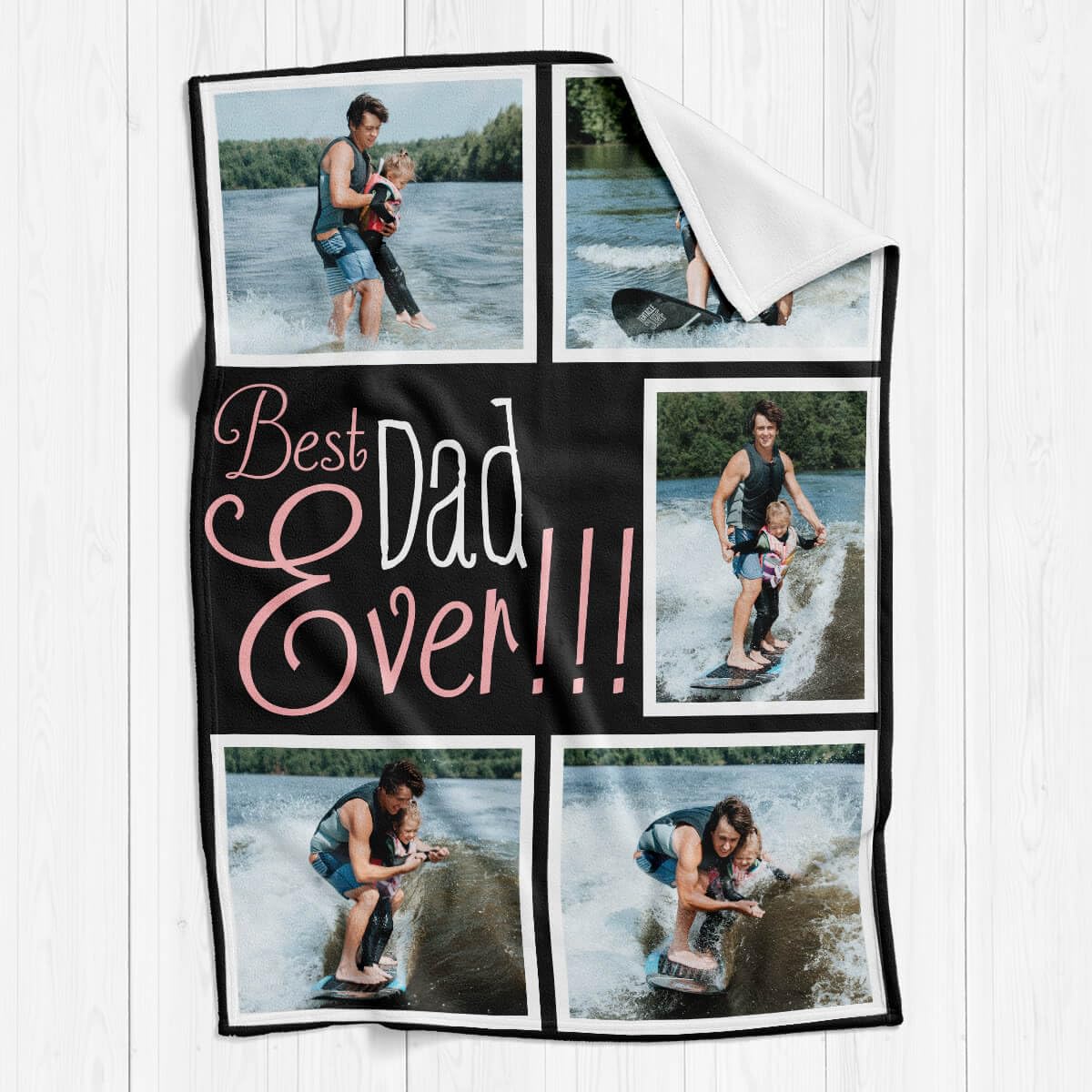 inkArts Custom Blanket Throws with Photos Text Personalized with Picture Customizable, Customize for Mom, Dad, Couple, Girlfriend, Boyfriend, Husband & Wife
