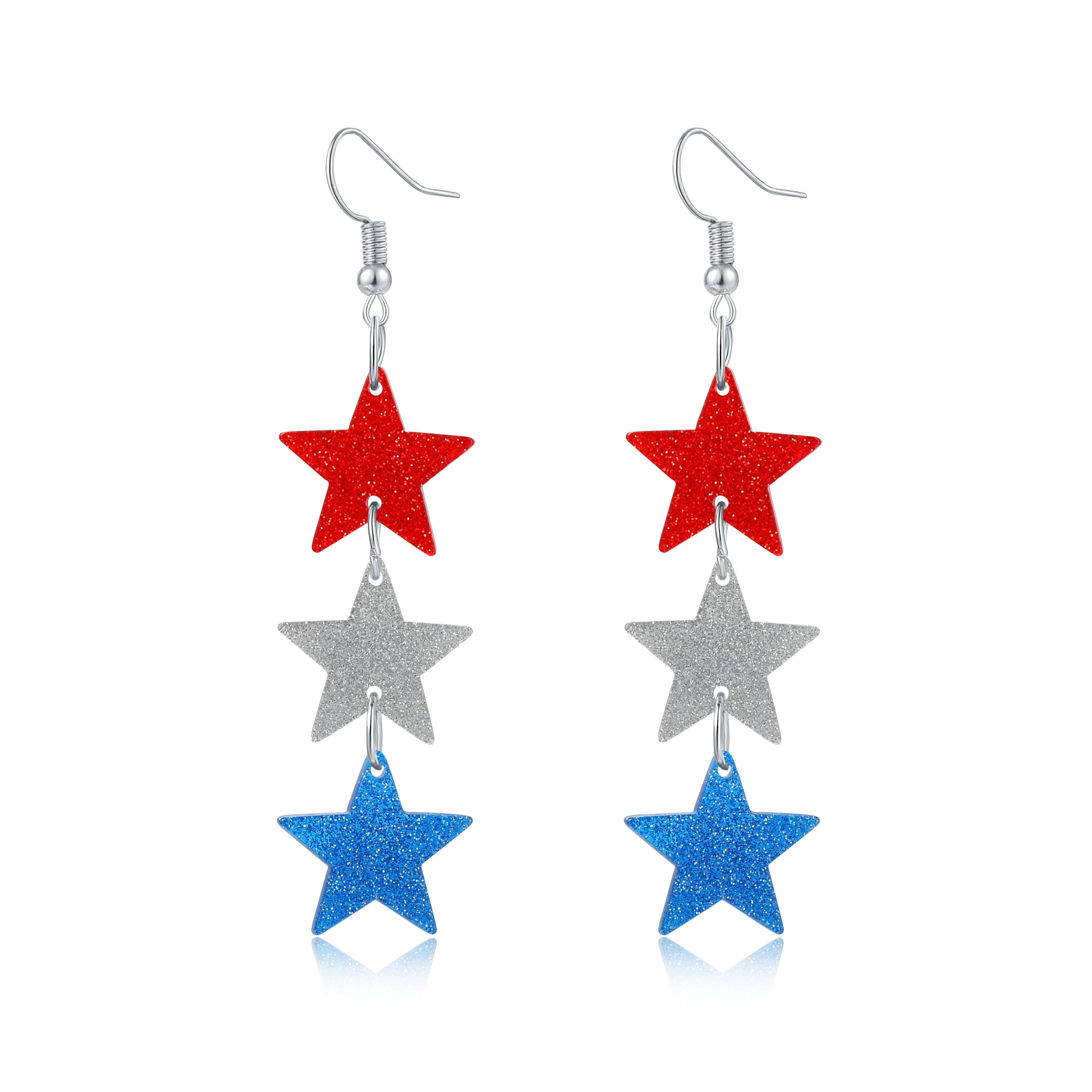 Halloween, Christmas, 4th of July Patriotic Earrings, Holiday Earrings Independence Day Stud Dangle Drop Earrings Hook Fashion Jewelry Gift for Women