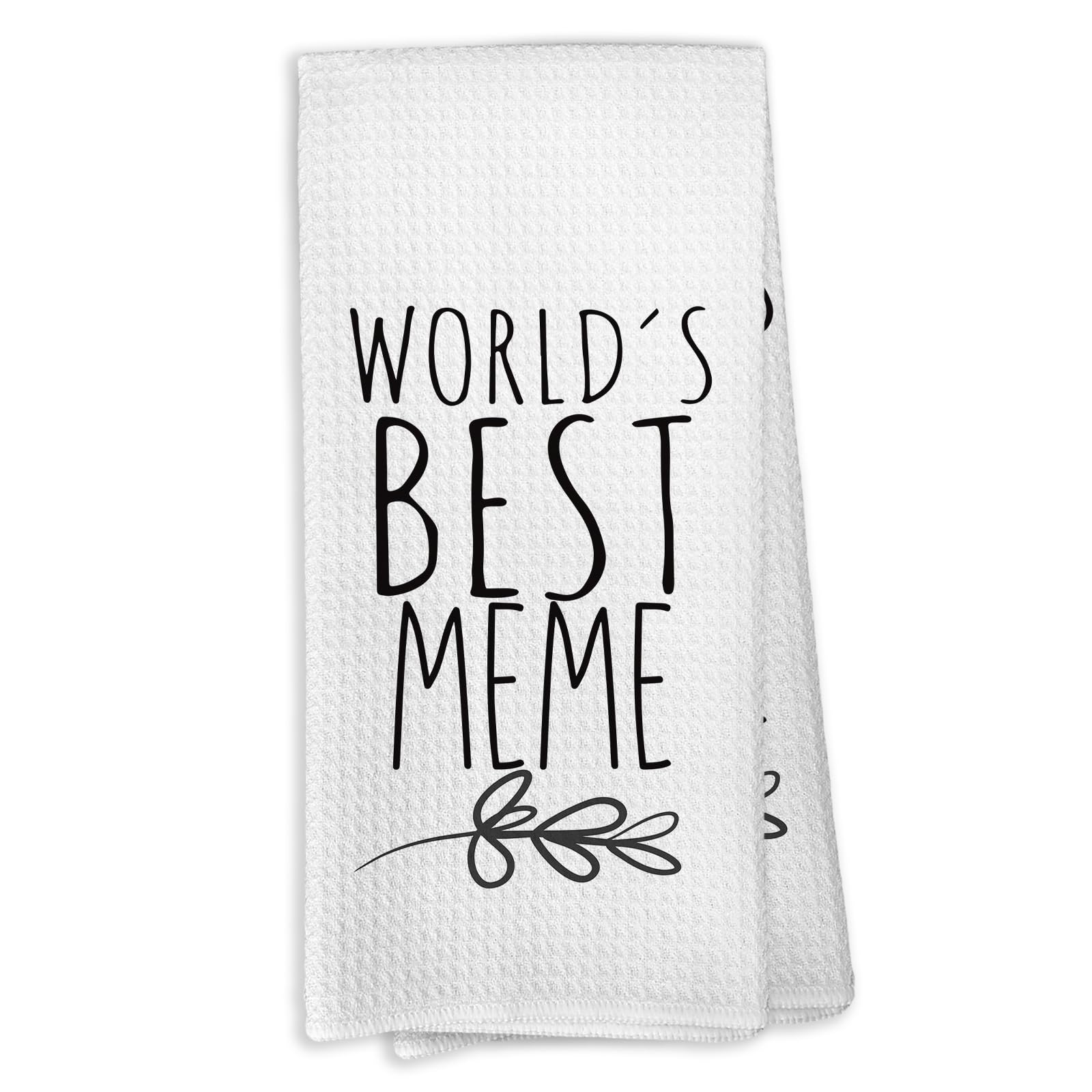 World's Best Grandparents Kitchen Towels, Grandparent Gifts for Grandma Grandpa, Grandparents Gifts from Grandchildren, Father's Day Tea Towels Kitchen Hand Towels 16x24 Inch