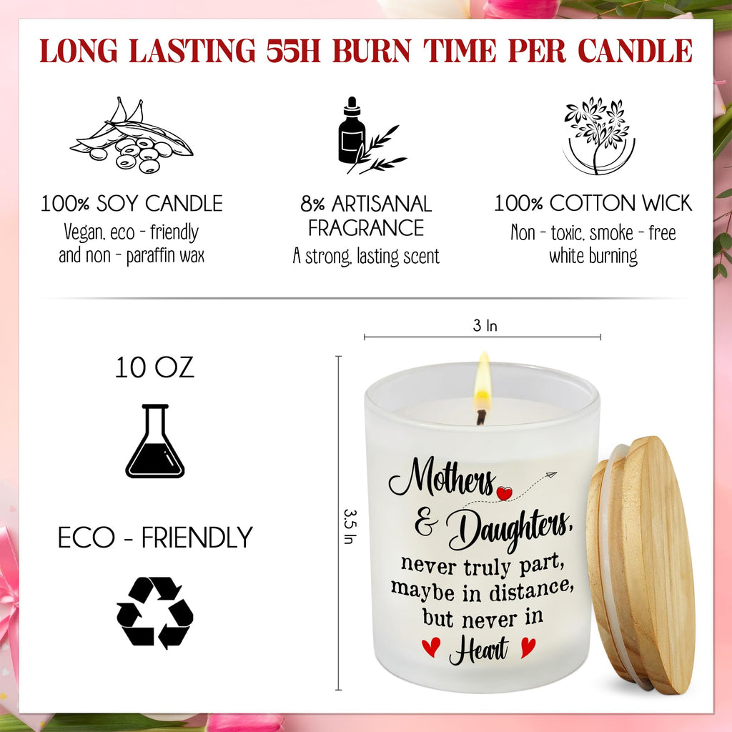 TEEZWONDER Mothers Day Gifts for Mom from Daughter Son - Favorite Child Vanilla Lavender Candle 10 oz - Dad Mom Birthday Gifts, Funny Gift for Grandma Grandpa, Scented Candles for Men Women