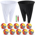 14 Pcs Granny Pants Yard Game Sets with 2 Oversized Gaint Pants & 10 Bouncy Balls & 2 Air Pump Hilarious Outdoor Tossing Game for Adult Family Gathering Backyard Party