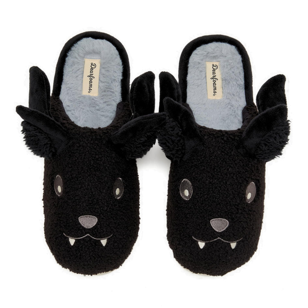 Dearfoams Unisex Adult Spooky Fuzzy Halloween Pumpkin Jack O Lantern