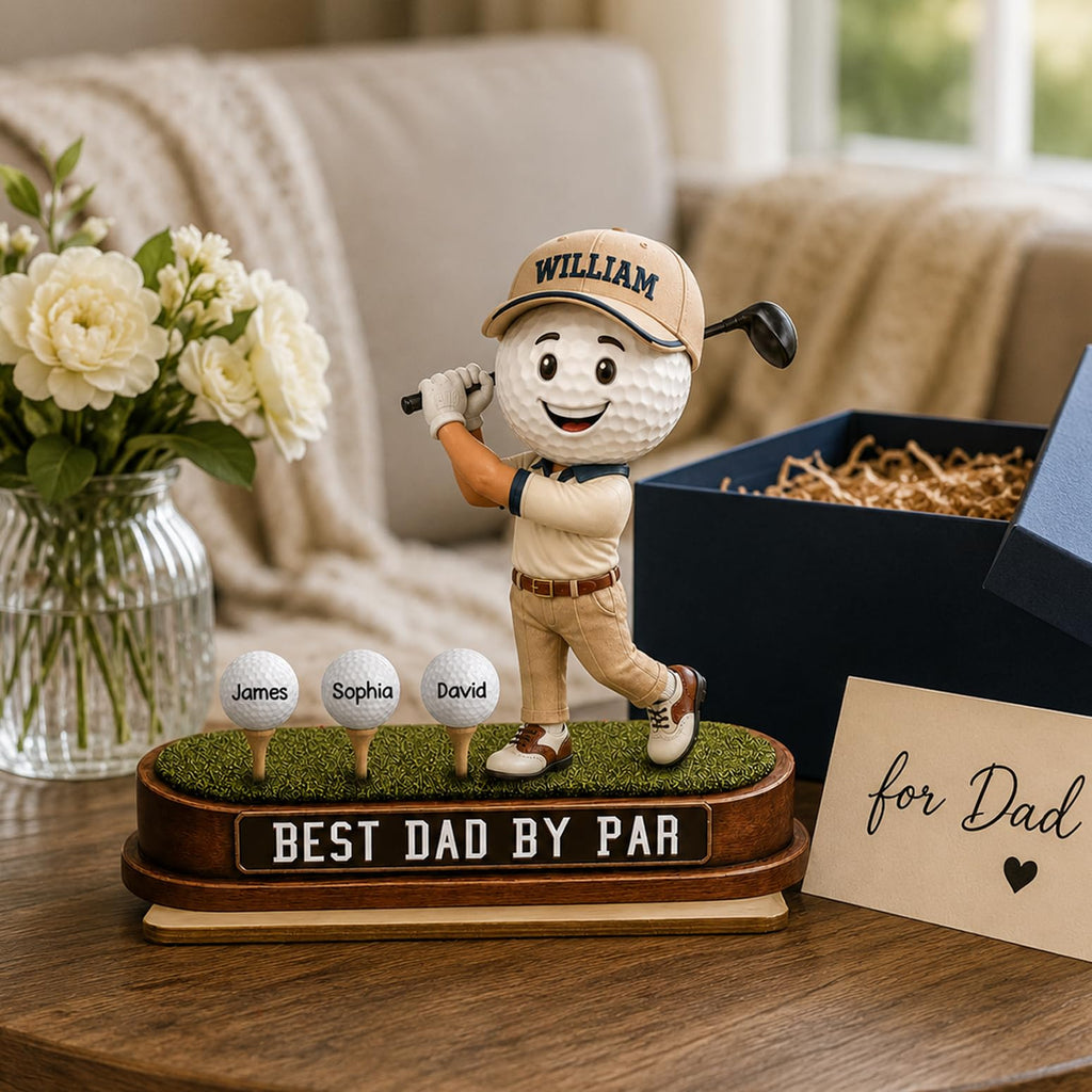 Personalized Fist Bump Dad and Kids Name Wooden Plaque, Custom Fathers Day Plaque for Dad Grandpa, Customized Sign Decorations for Daddy, Grandpa, Heartfelt Father's Day Birthday Gifts for Husband