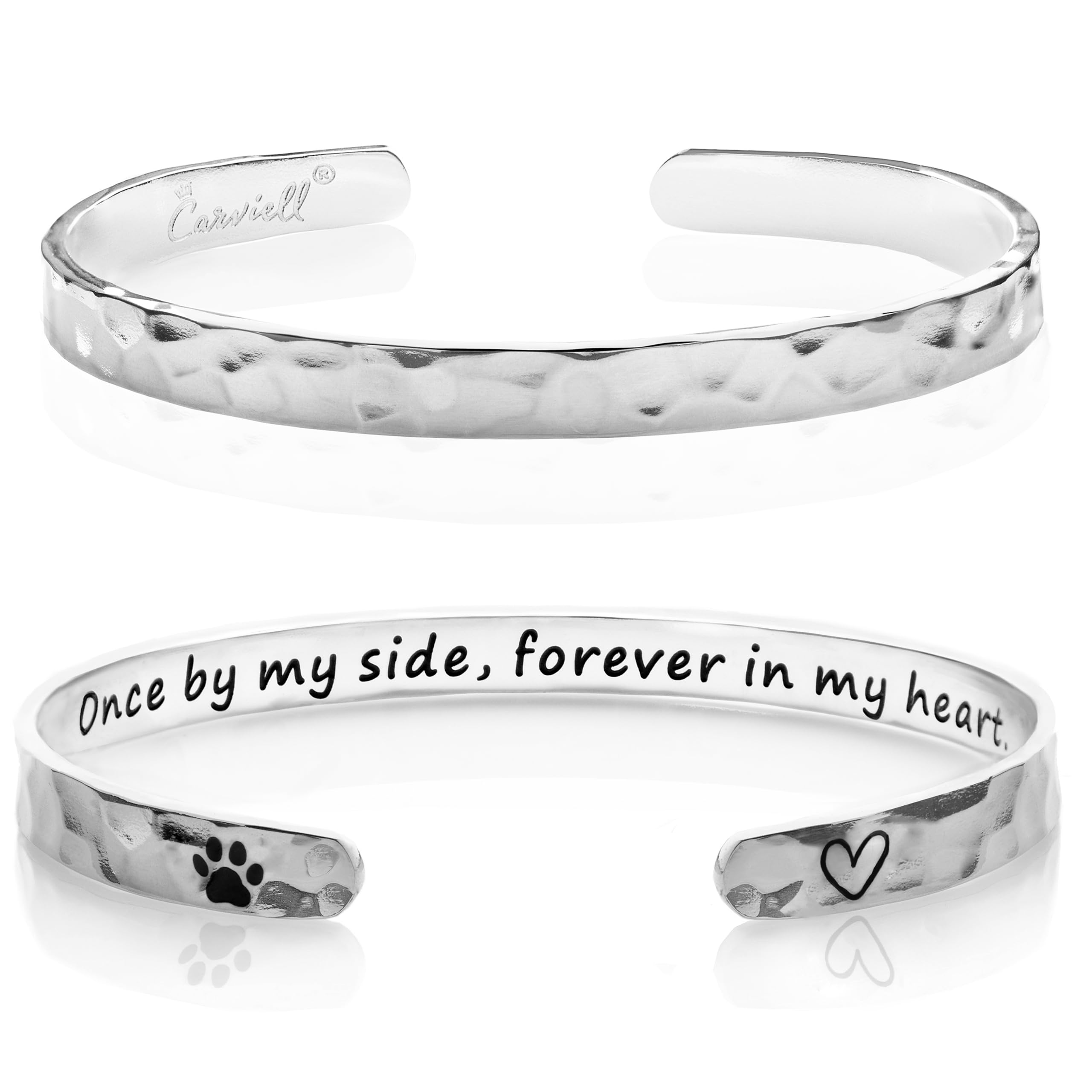 Carviell Bracelet - Gifts for Women – Inspirational, Friendship, Love, Mom, Daughter, Sister, Christian, Graduation, Memorial & Wedding Gifts – 100+ Phrases – Stainless Steel, Gift-Ready