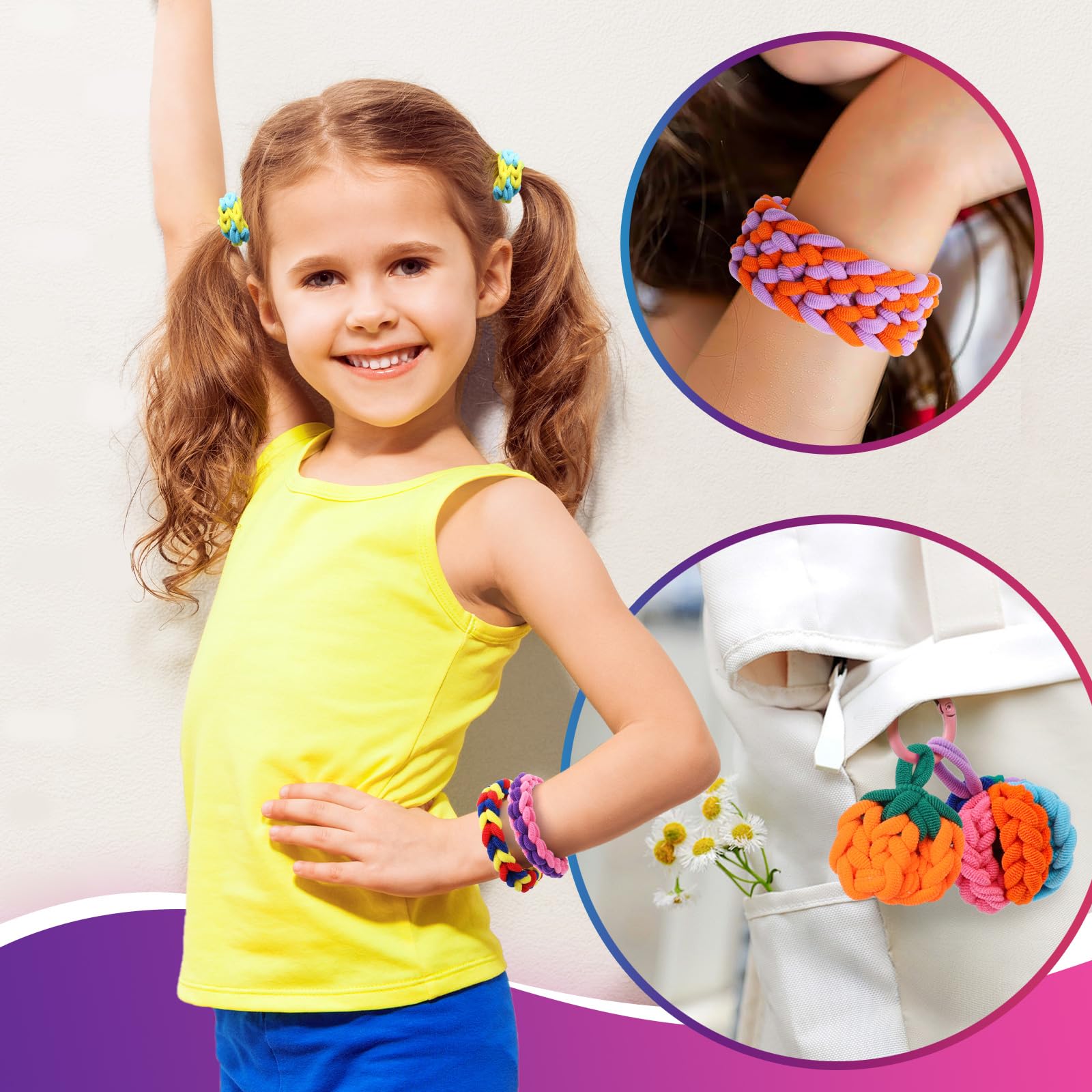 DDAI Arts and Crafts for Kids Age 8-12 Friendship Bracelet Making Kit for Girls - Best Birthday Gifts Ideas for Girl 7 9 10 11 Year Old - Popular Bracelets String Maker Toys Set