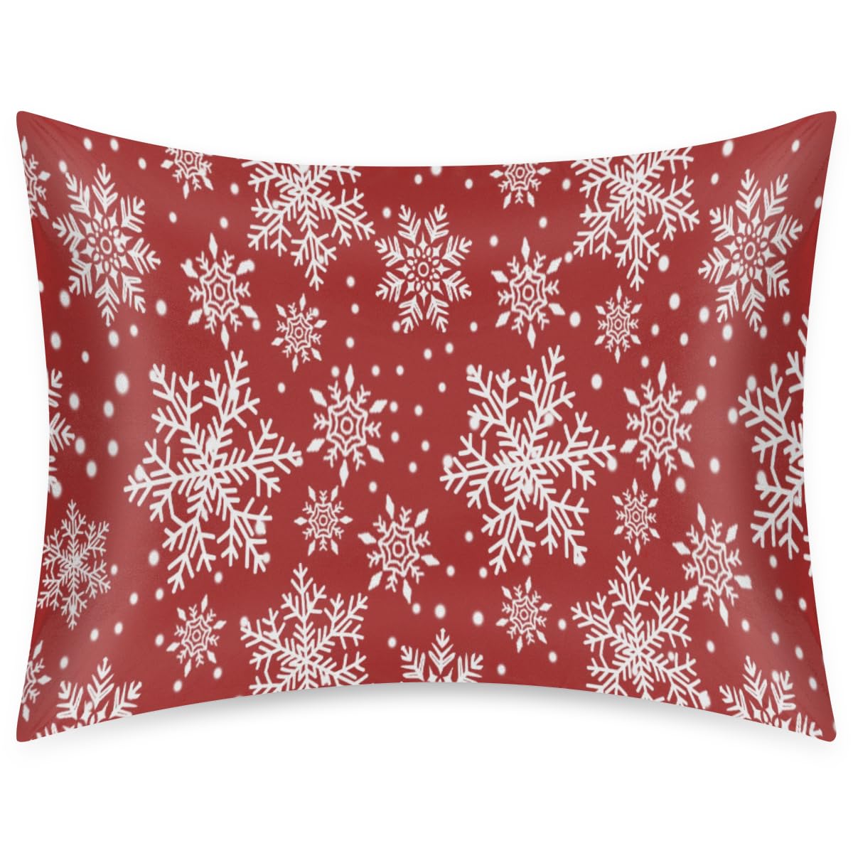 Christmas Light Trees Satin Pillow Case for Hair and Skin Satin Pillowcase Without Zipper Pillowcase, Standard Size Slip Silk Pillow Cases 20"x26" Silk Pillowcases for Bedroom Sofa Home Decor