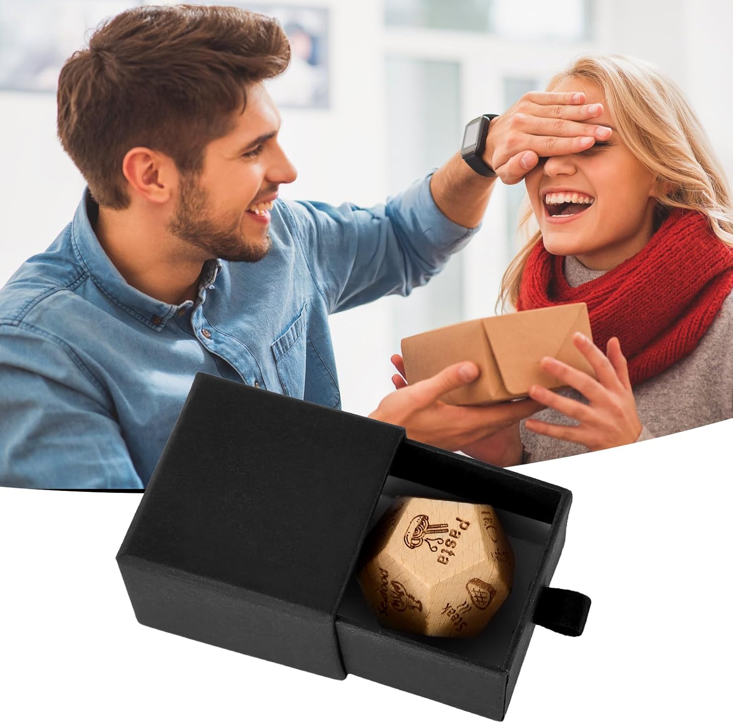 Fathers Day Dad Gift for Dad Husband from Daughter Son Wife, Anniversary Birthday Gifts for Men Women, Stocking Stuffers for Men, Date Night Dice