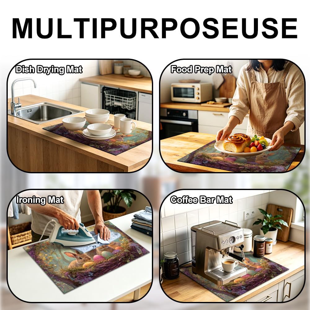 Stove Mat 28.35 x 20.47 Inch Christmas Fireplace and Tree Design Cozy Living Room Holiday Scene Decorative Kitchen Countertop Cover Reusable Flexible Mat for Gas Range Electric Stove Home Winter Décor