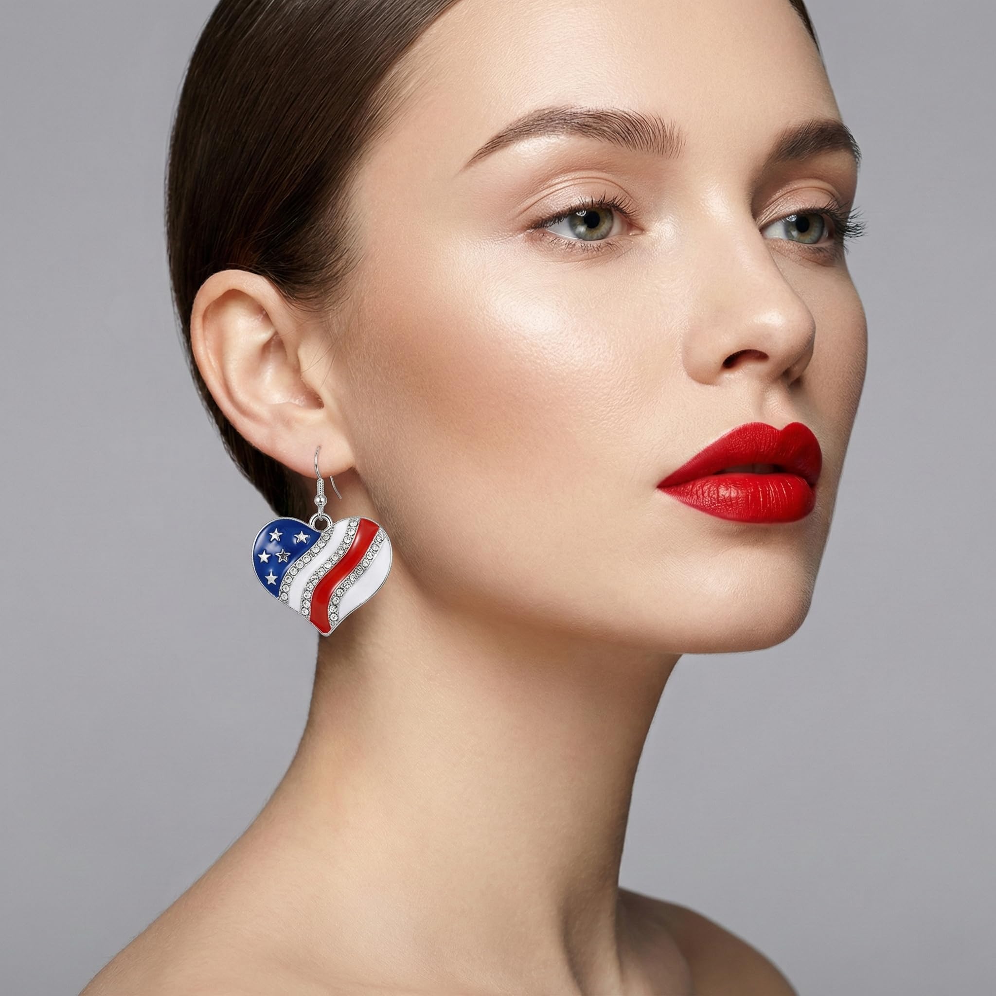 Halloween, Christmas, 4th of July Patriotic Earrings, Holiday Earrings Independence Day Stud Dangle Drop Earrings Hook Fashion Jewelry Gift for Women