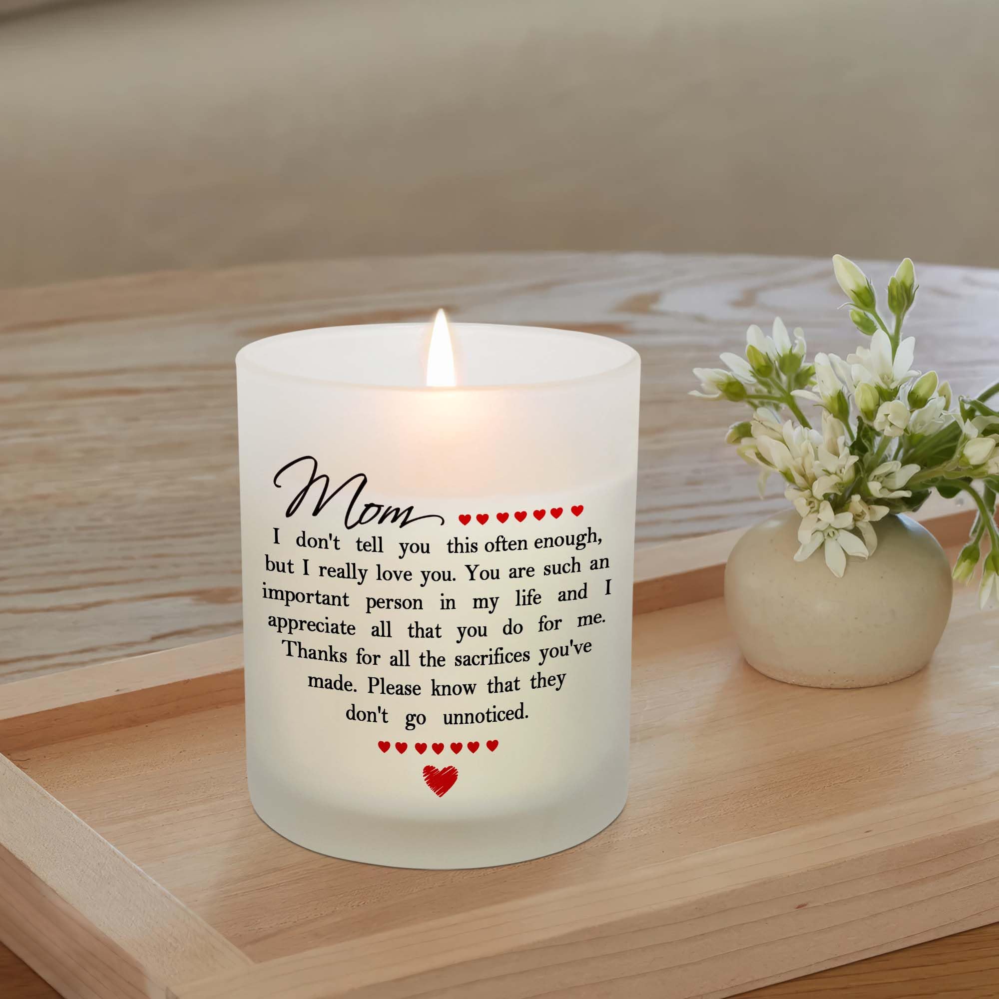 TEEZWONDER Mothers Day Gifts for Mom from Daughter Son - Favorite Child Vanilla Lavender Candle 10 oz - Dad Mom Birthday Gifts, Funny Gift for Grandma Grandpa, Scented Candles for Men Women