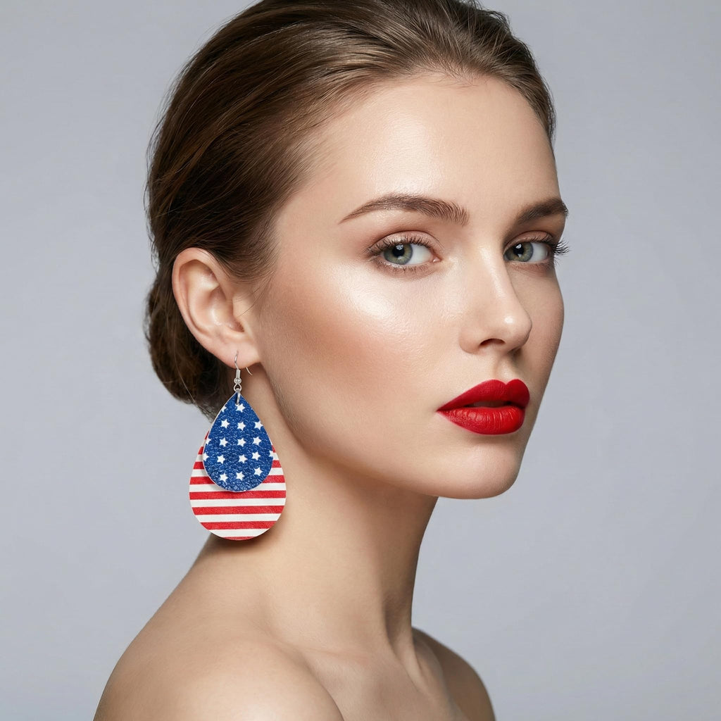 Halloween, Christmas, 4th of July Patriotic Earrings, Holiday Earrings Independence Day Stud Dangle Drop Earrings Hook Fashion Jewelry Gift for Women