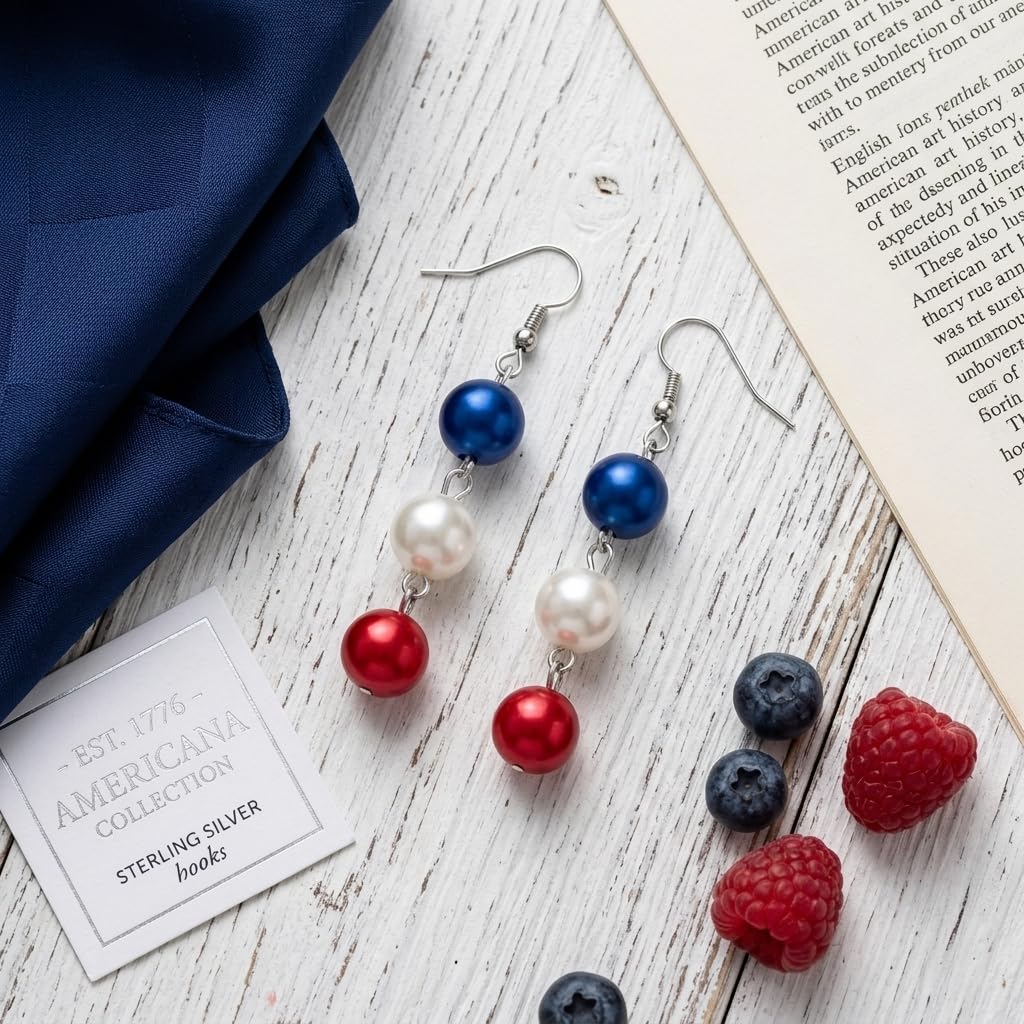 Halloween, Christmas, 4th of July Patriotic Earrings, Holiday Earrings Independence Day Stud Dangle Drop Earrings Hook Fashion Jewelry Gift for Women