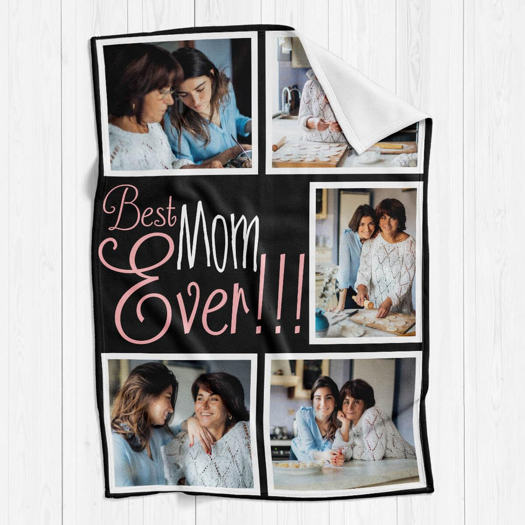 inkArts Custom Blanket Throws with Photos Text Personalized with Picture Customizable, Customize for Mom, Dad, Couple, Girlfriend, Boyfriend, Husband & Wife