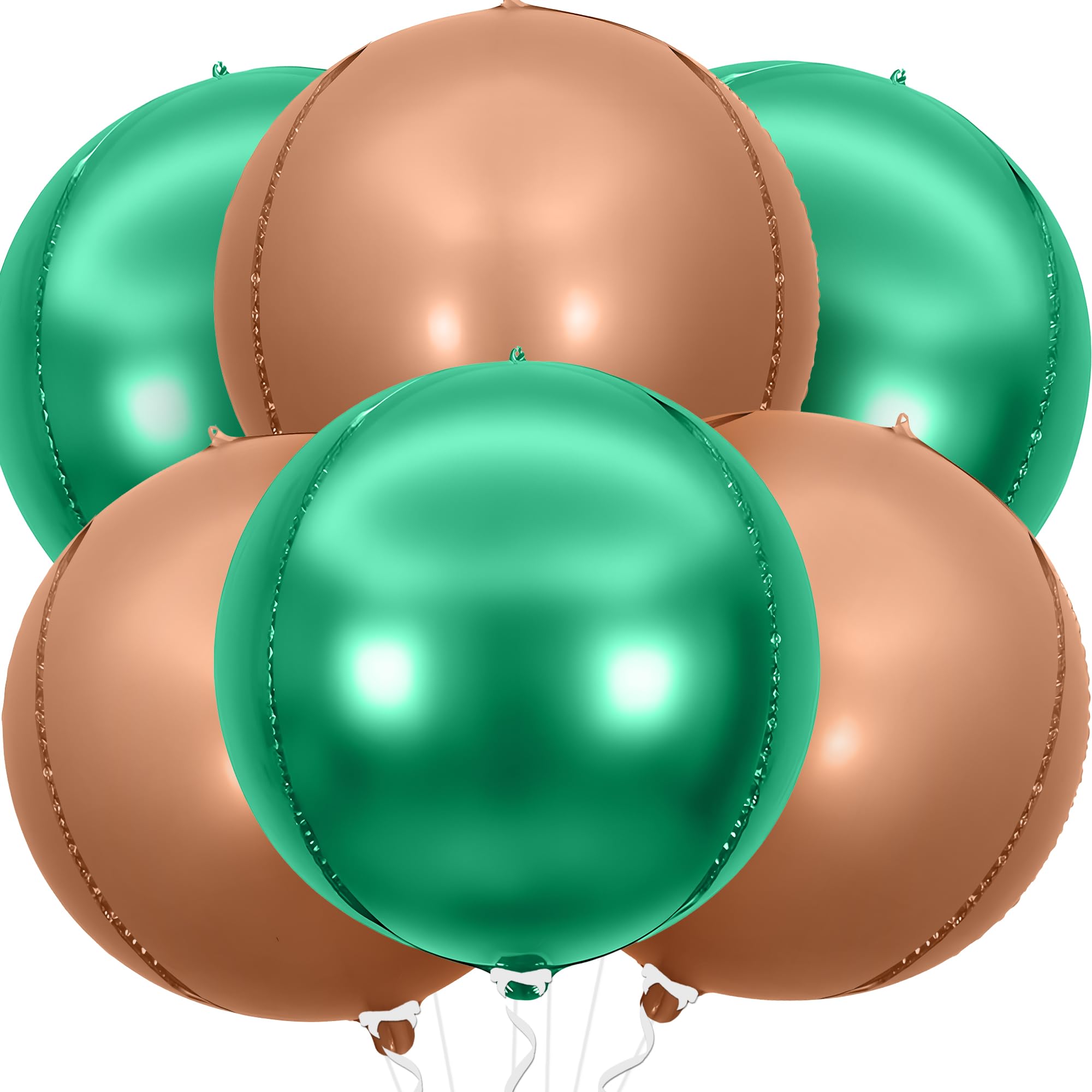 KatchOn, Big Silver Disco Ball Balloons - 22 Inch, Pack of 6 | Disco Party Decorations, 4D Sphere Disco Balloons for 70s Theme Party Decor, Bachelorette Party Decorations | Graduation Decorations 2026