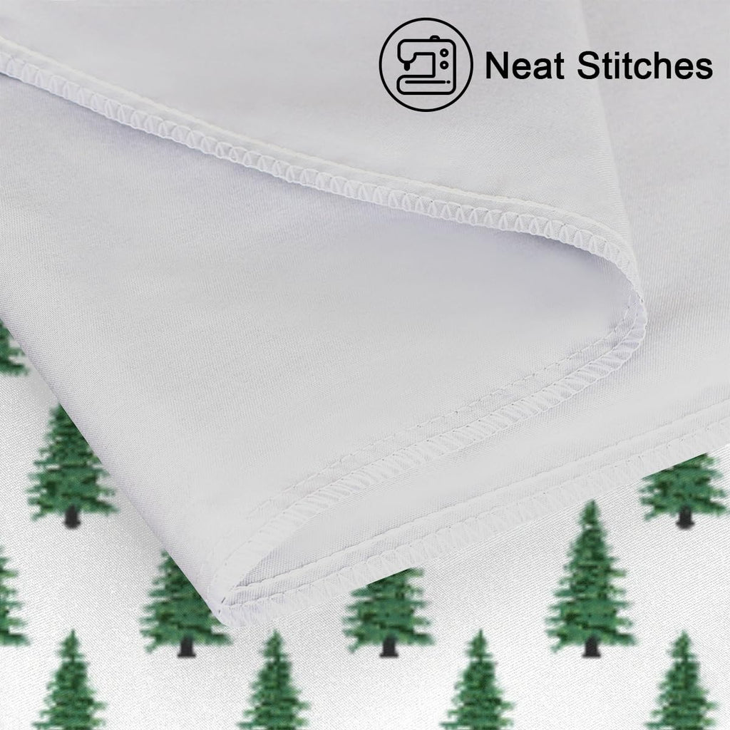 Christmas Light Trees Satin Pillow Case for Hair and Skin Satin Pillowcase Without Zipper Pillowcase, Standard Size Slip Silk Pillow Cases 20"x26" Silk Pillowcases for Bedroom Sofa Home Decor