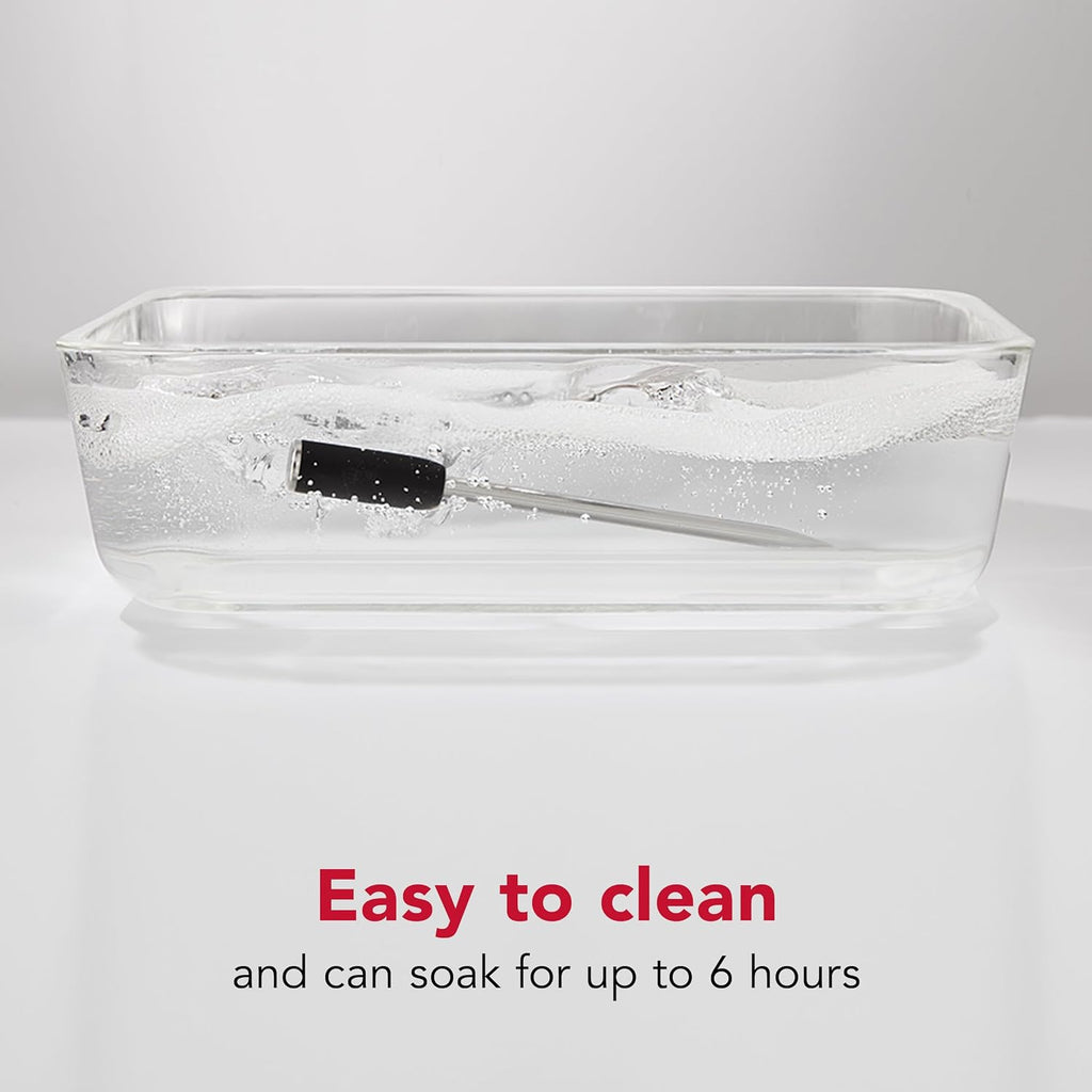 KitchenAid Smart Wireless Rechargeable Meat Thermometer | Waterproof, Soak 6 Hours, Dishwasher-Safe | Long Range Bluetooth® Connectivity| BBQ, Grill, Oven, Smoker, Air Fryer, Kitchen