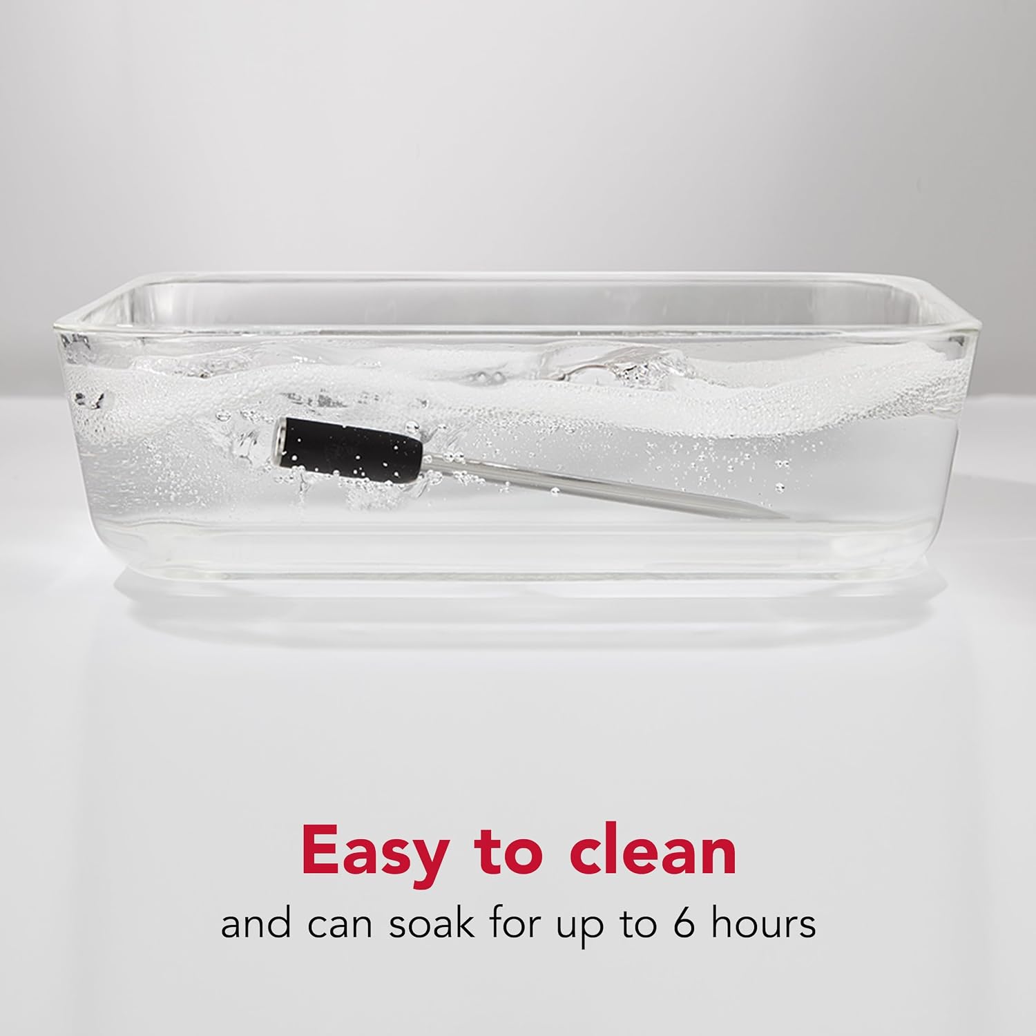 KitchenAid Smart Wireless Rechargeable Meat Thermometer | Waterproof, Soak 6 Hours, Dishwasher-Safe | Long Range Bluetooth® Connectivity| BBQ, Grill, Oven, Smoker, Air Fryer, Kitchen