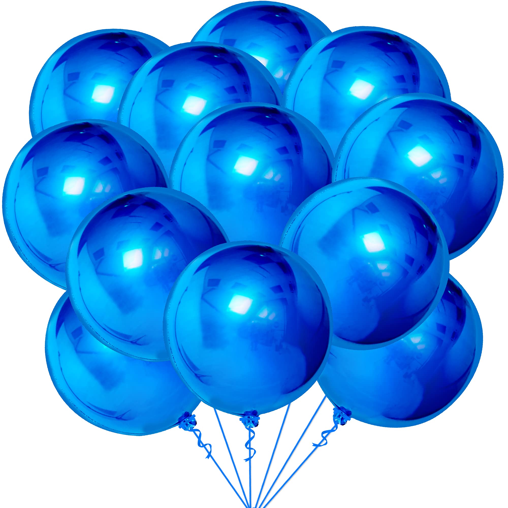 KatchOn, Large Gold Foil Balloons - 22 Inch, Pack of 12 | Gold Balloons for Graduation Decorations 2026 | Mylar Balloons for Anniversary, Wedding, Golden Birthday Party Decorations