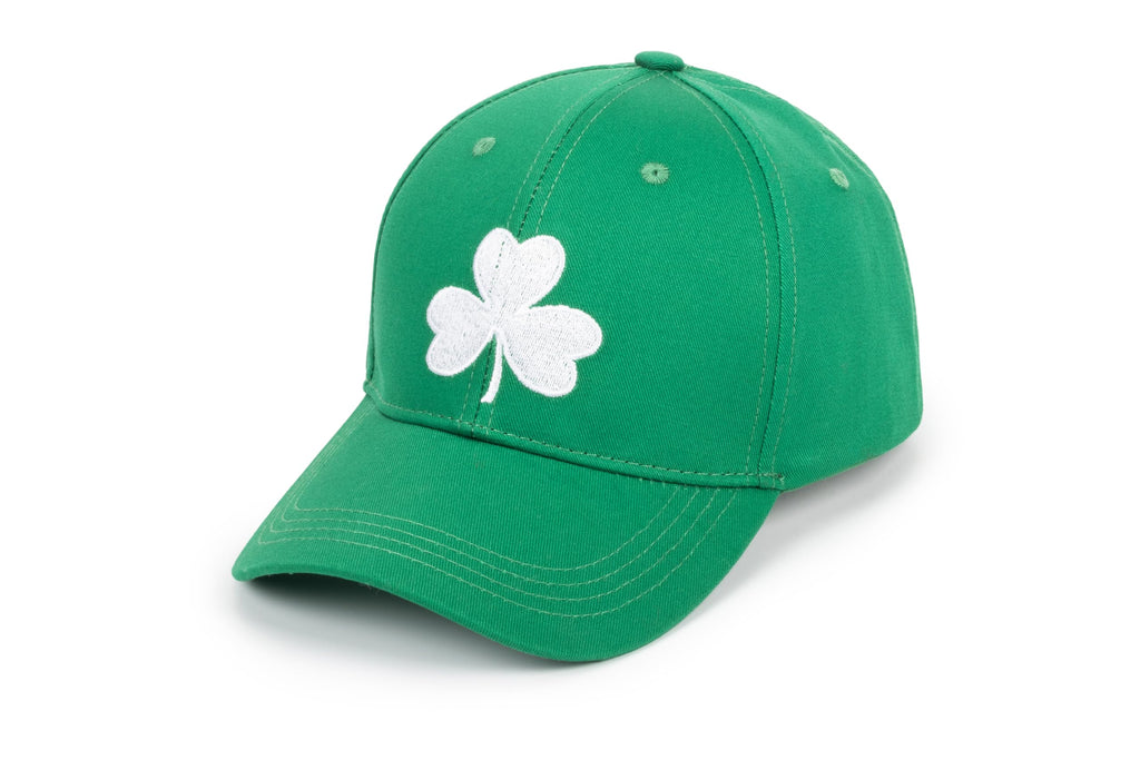 St. Patrick's Day 4 Leaf Clover Baseball Hat Adjustable Embroidery Shamrock Baseball Cap for Men and Women