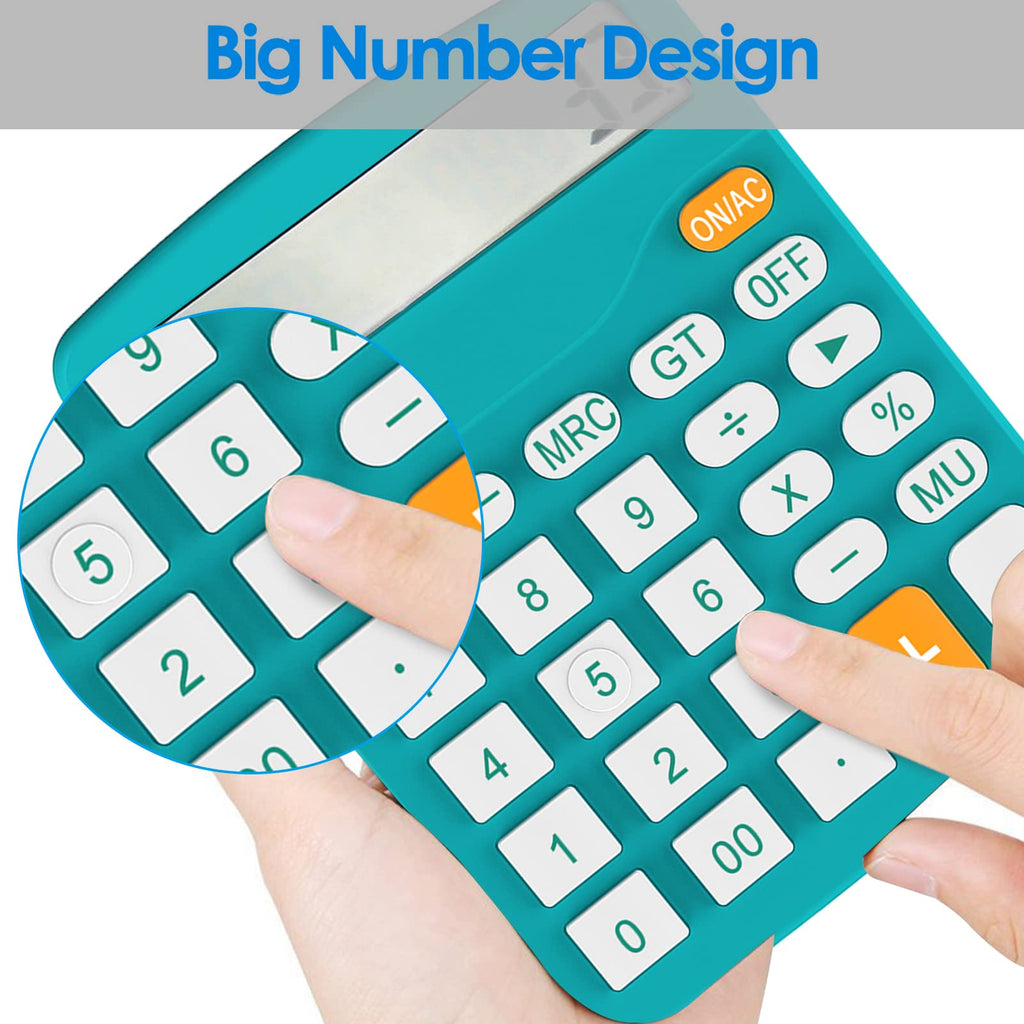 Helect Calculator, Standard Function Calculator (Black)