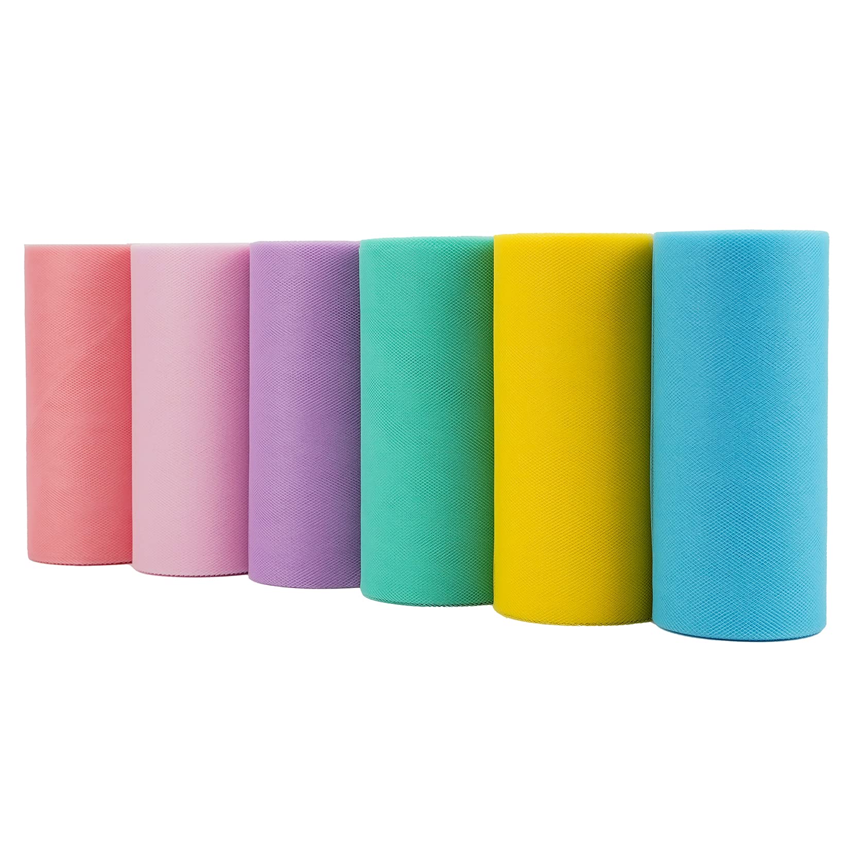 MEEDEE 3/8 Inch Satin Ribbon Set – 10 Rolls Rainbow Double Face Ribbon for Gift Wrapping, 5 Yards Each (Total 50 Yards), Decorative Ribbon for Presents & Party Favors